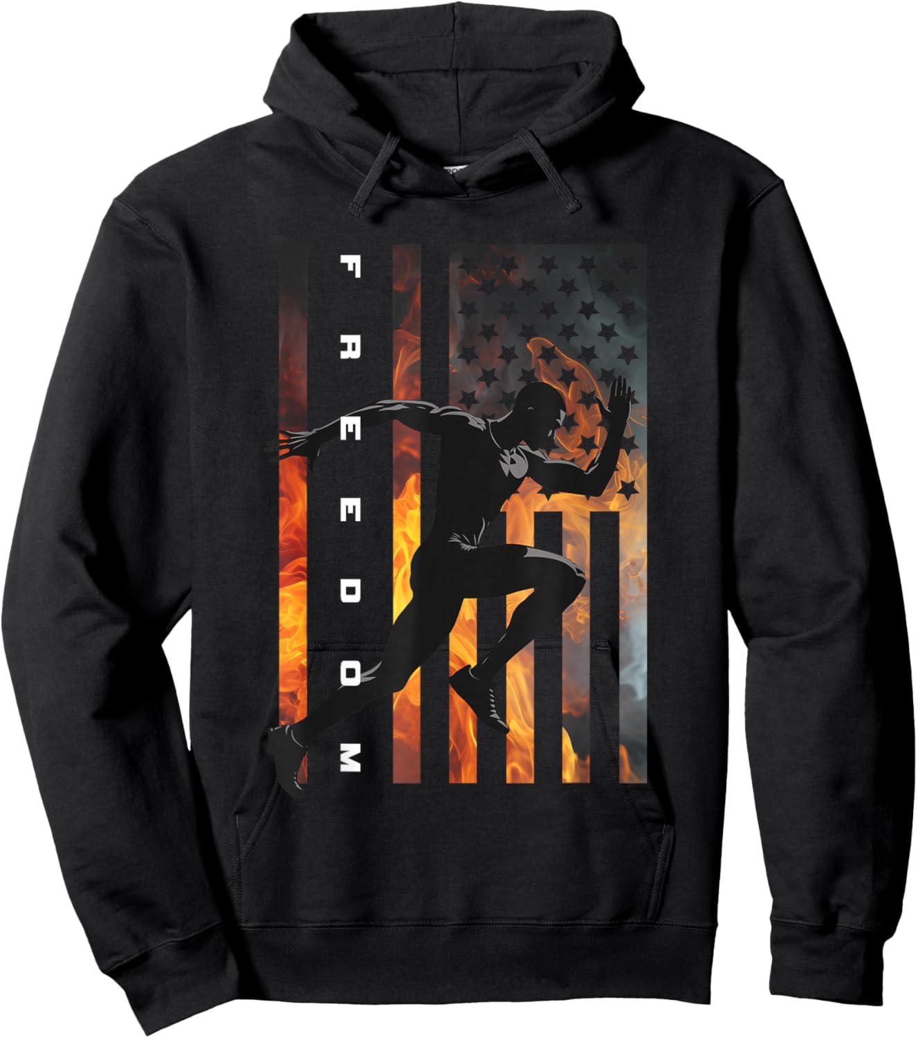 Runner Running Track and Field Hoodie - Hoodie | Black