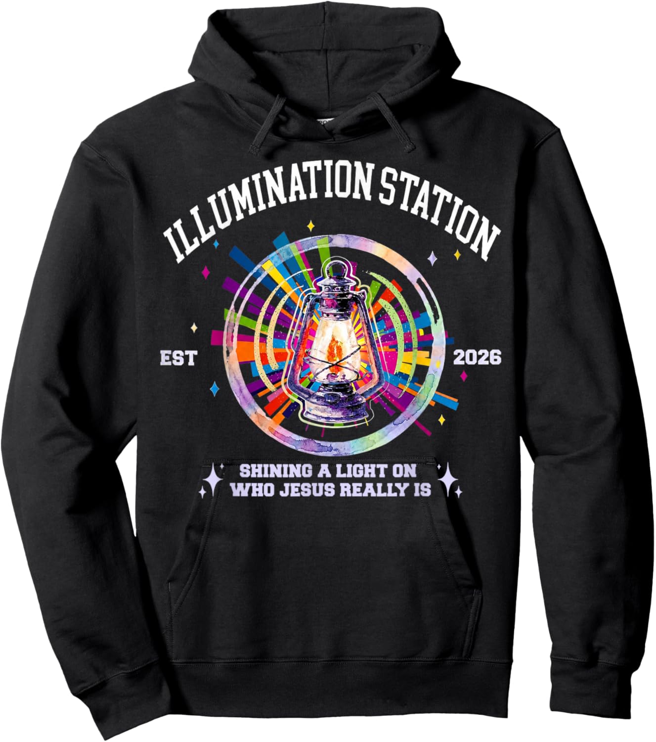 Illumination Station VBS 2026 Bible Jesus Christian Lights Hoodie - Hoodie | Black