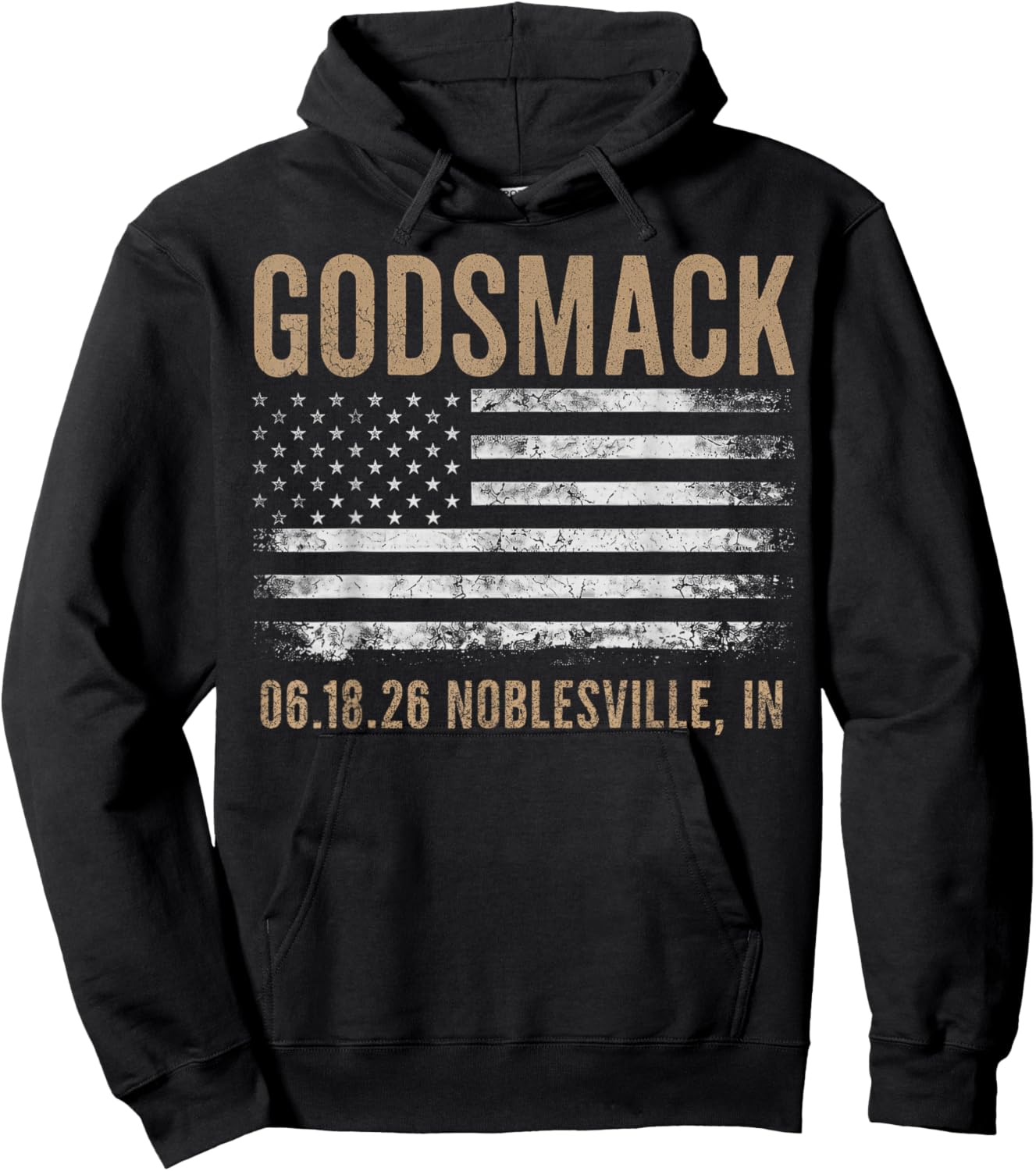 Godsmack The Rise of Rock 2026 Noblesville Hoodie - Hoodie | Black