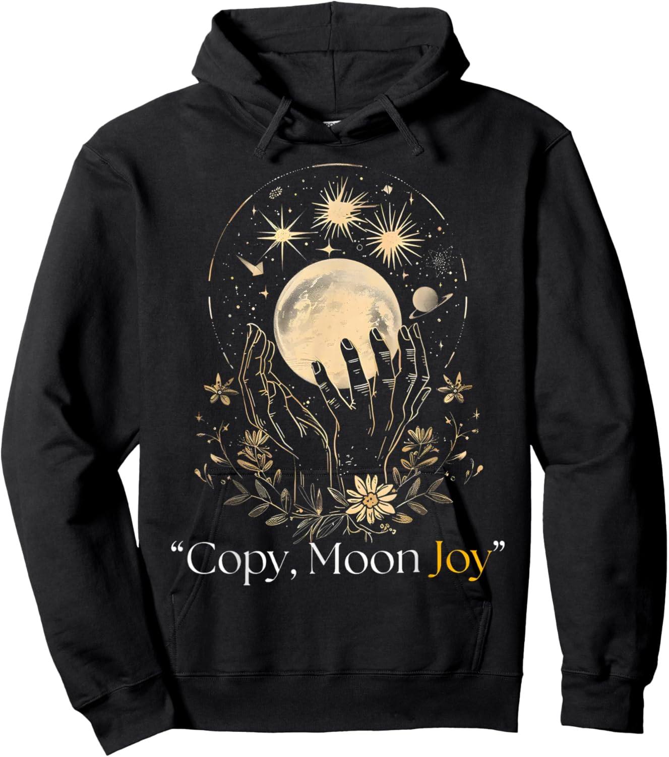 T-Shirt Hoodie - Hoodie | Black