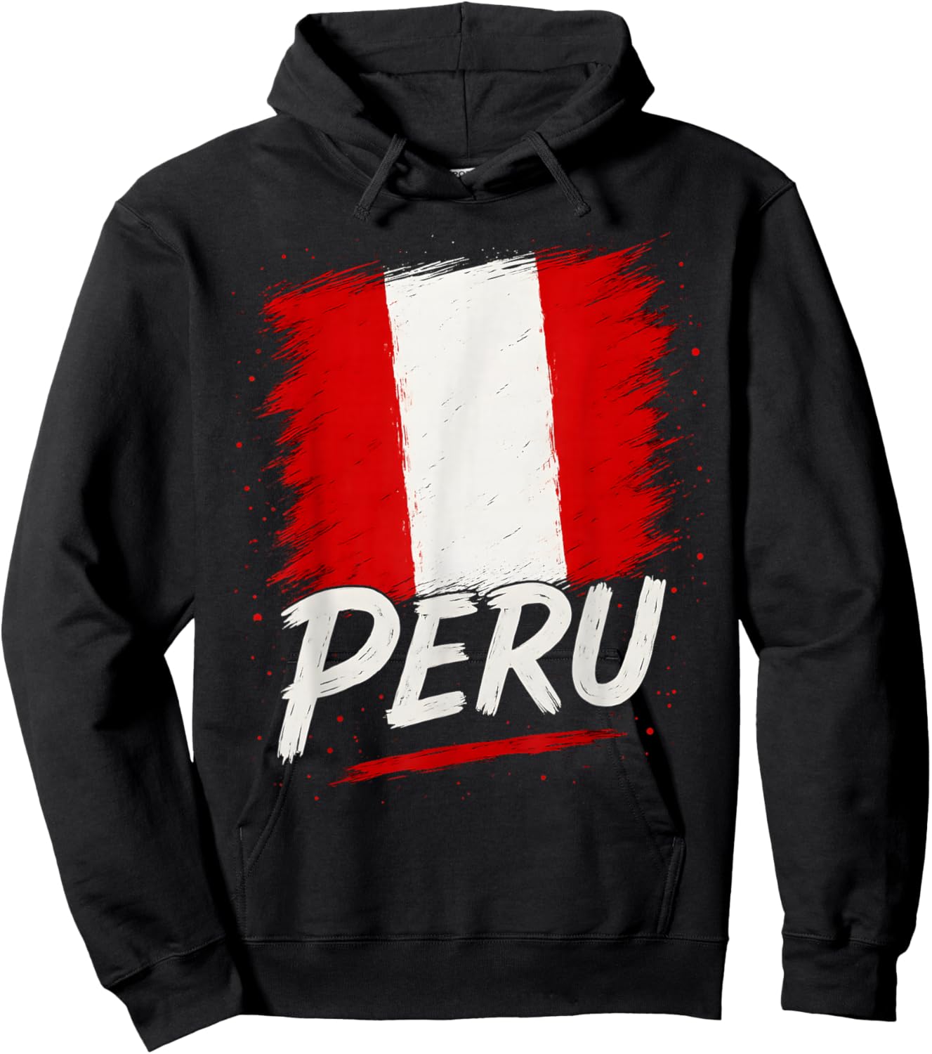 Peru Peruvian Flag Hoodie - Hoodie | Black
