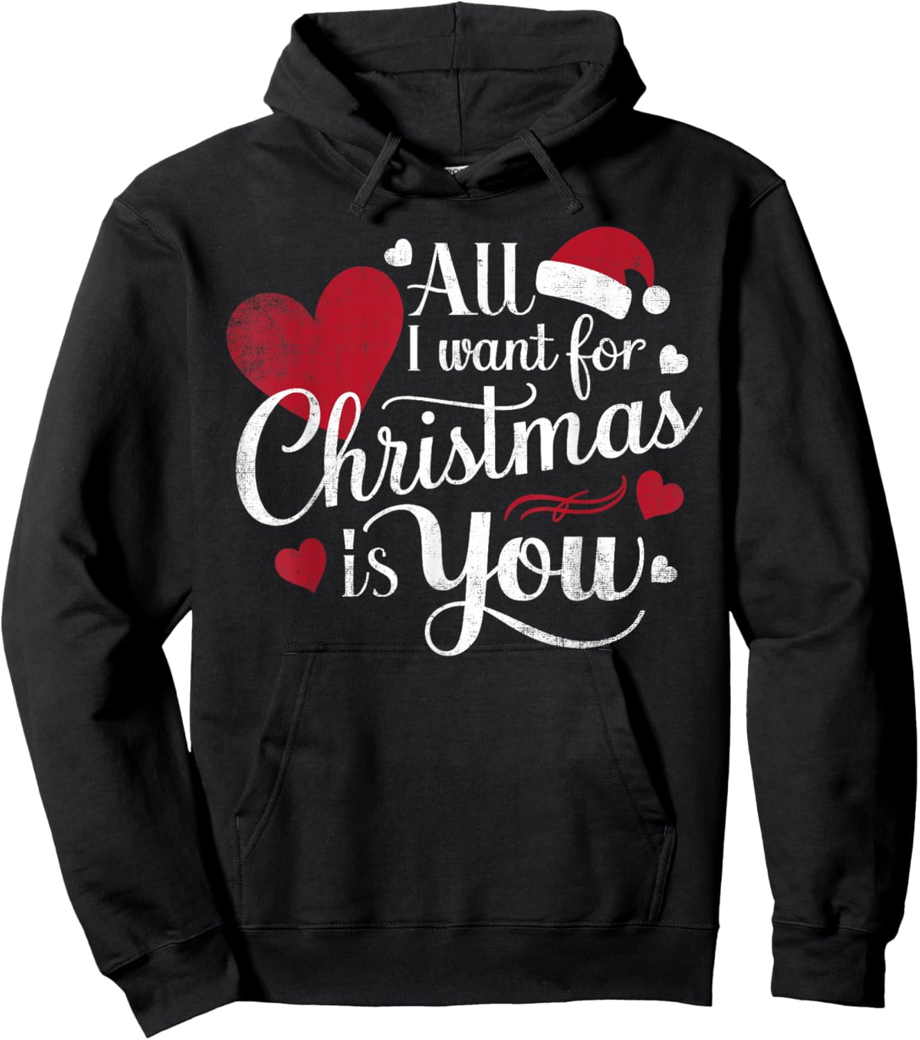 All I Want For Christmas Is You Hoodie - Hoodie | Black