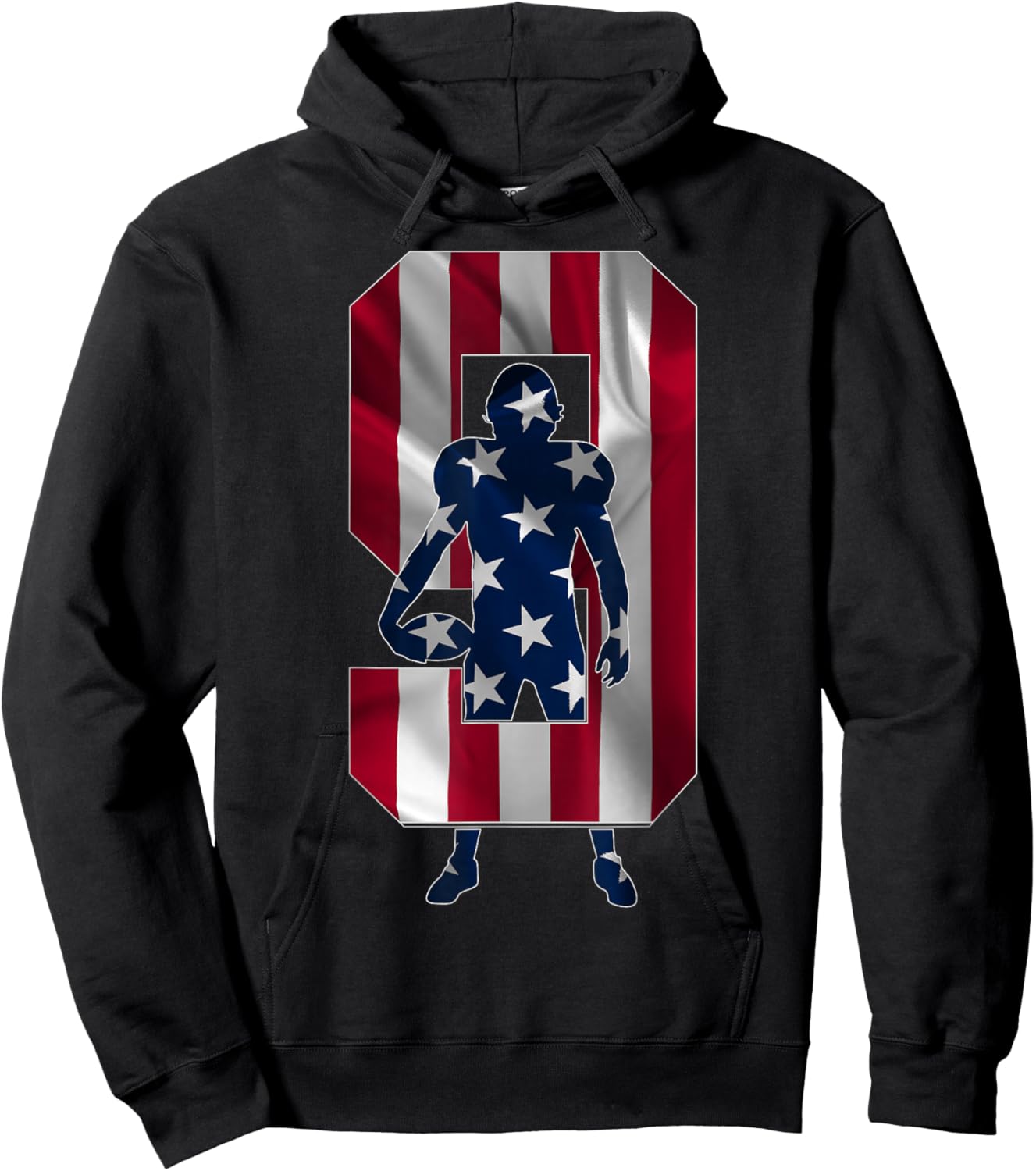 Number 9 Years Football 9th Birthday Hoodie - Hoodie | Black