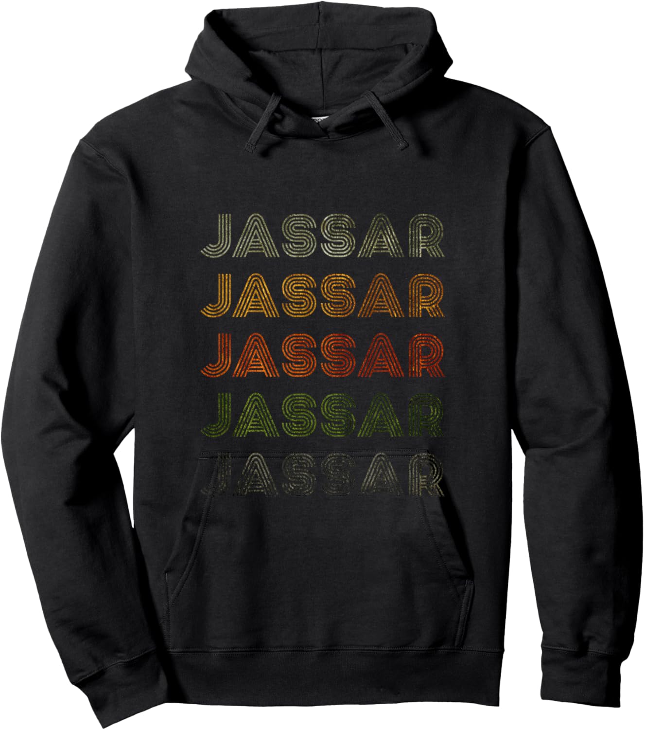 Love Heart Jassar Grunge Vintage Style Black Jassar Hoodie - Hoodie | Black
