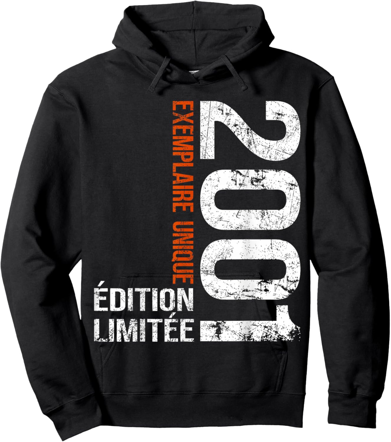 Vintage 2001 Gift 25 Years Man Birthday Humour Hoodie - Hoodie | Black