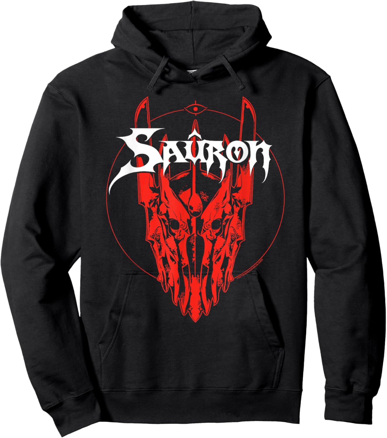 The Lord of the Rings Sauron Helmet Head Portrait Hoodie - Hoodie | Black