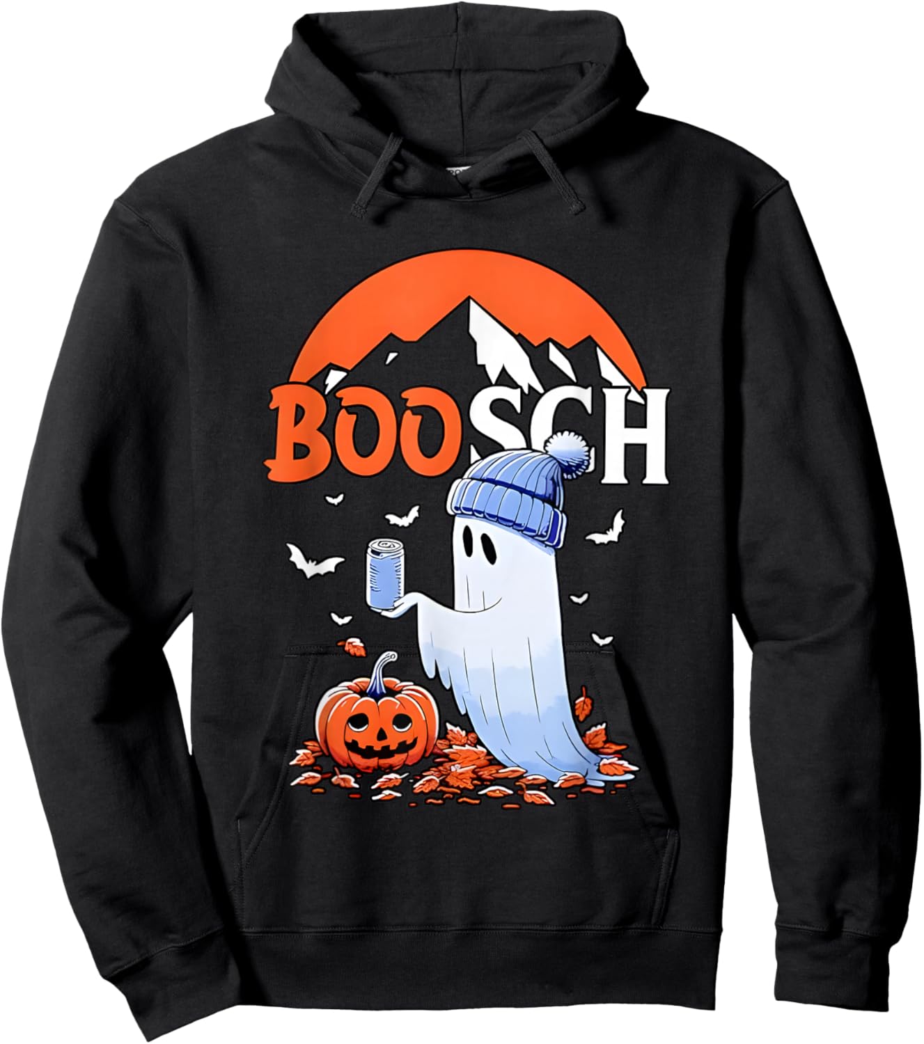 Ghost Boosch Beer Halloween Hoodie - Hoodie | Black