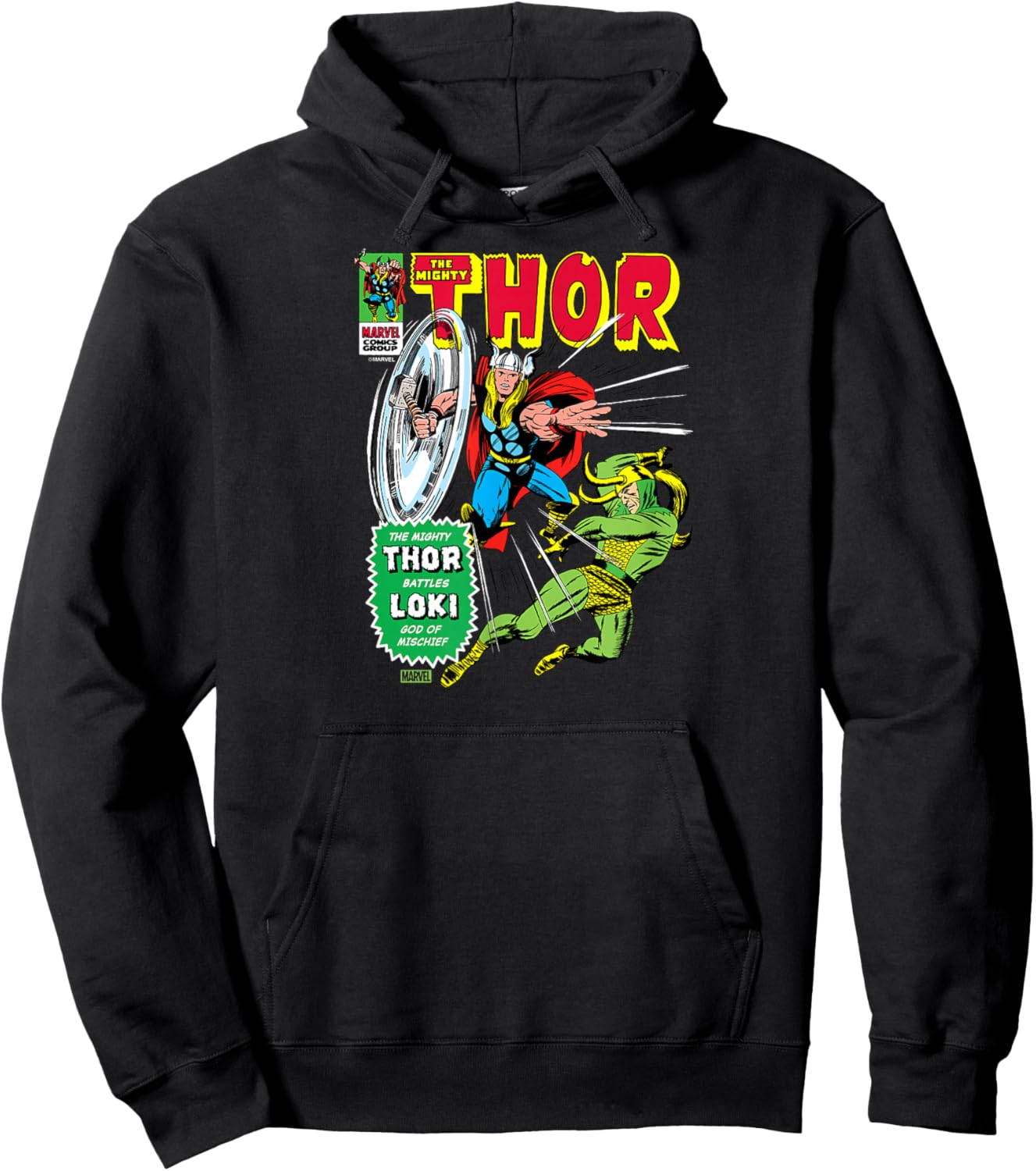 Thor - Retro Dover Hoodie - Hoodie | Black