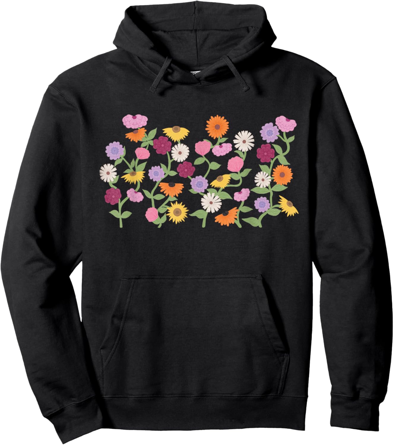 Eras Piano Flowers Hoodie - Hoodie | Black