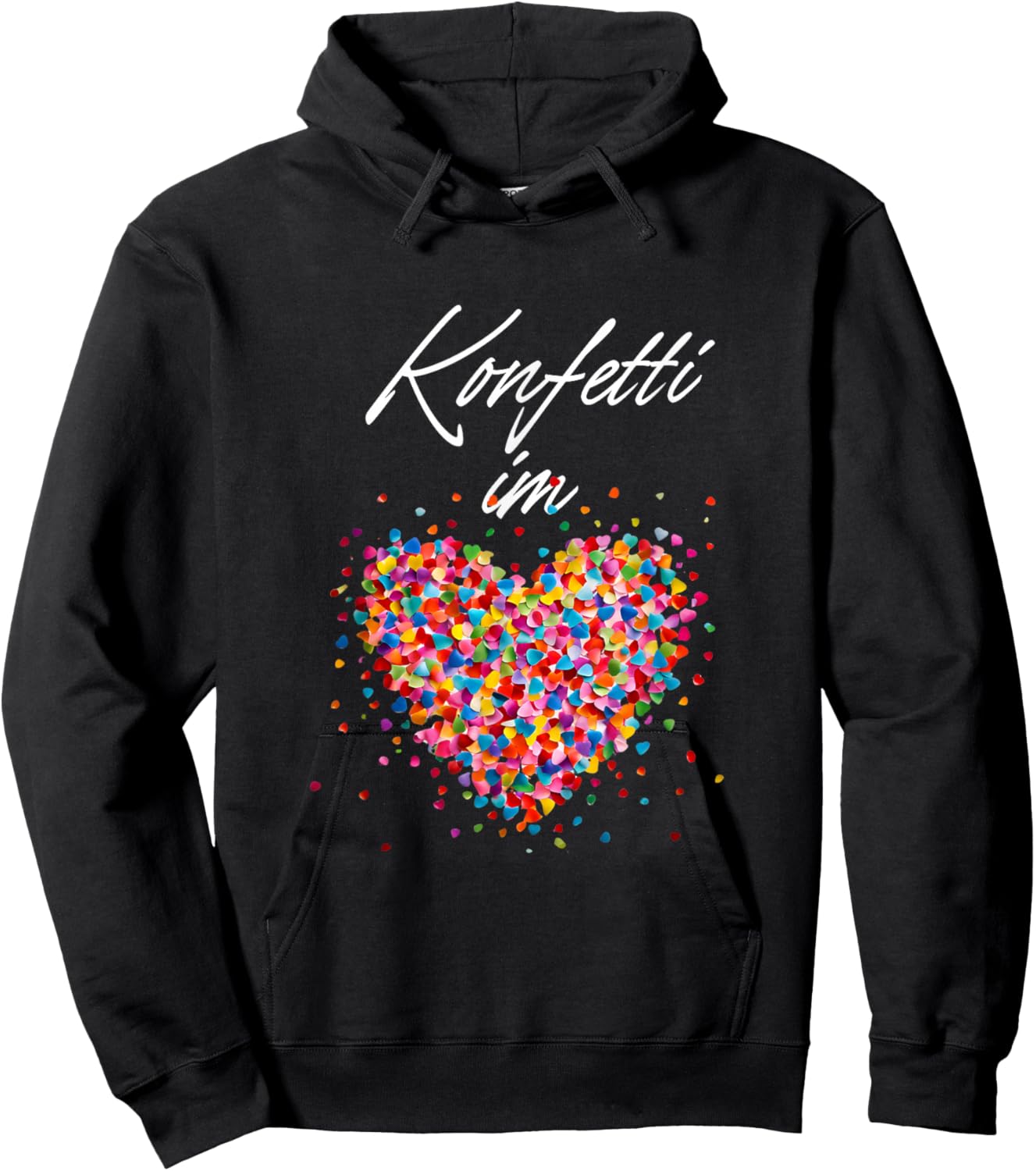 Confetti in the Heart Carnival Costume Hoodie - Hoodie | Black