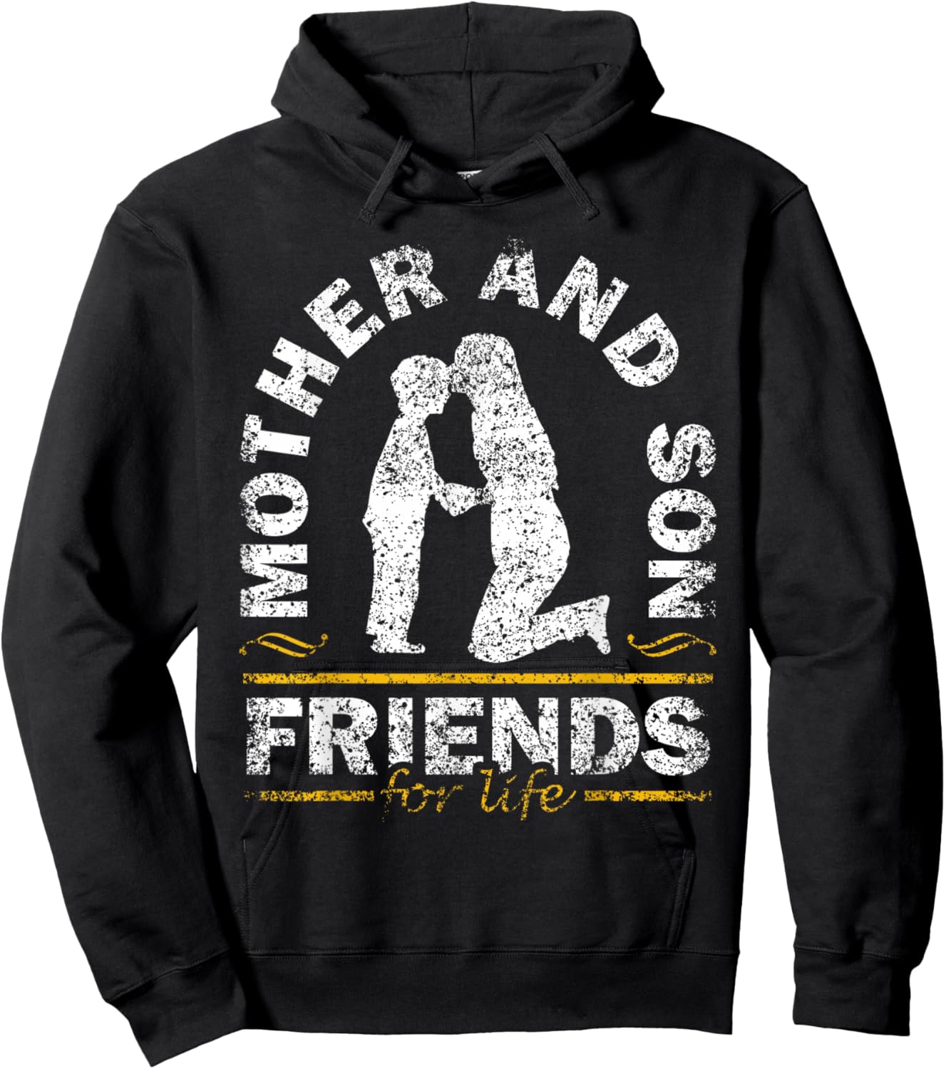 Mother And Son Friends For Life Mom Matching Mother Son Hoodie - Hoodie | Black