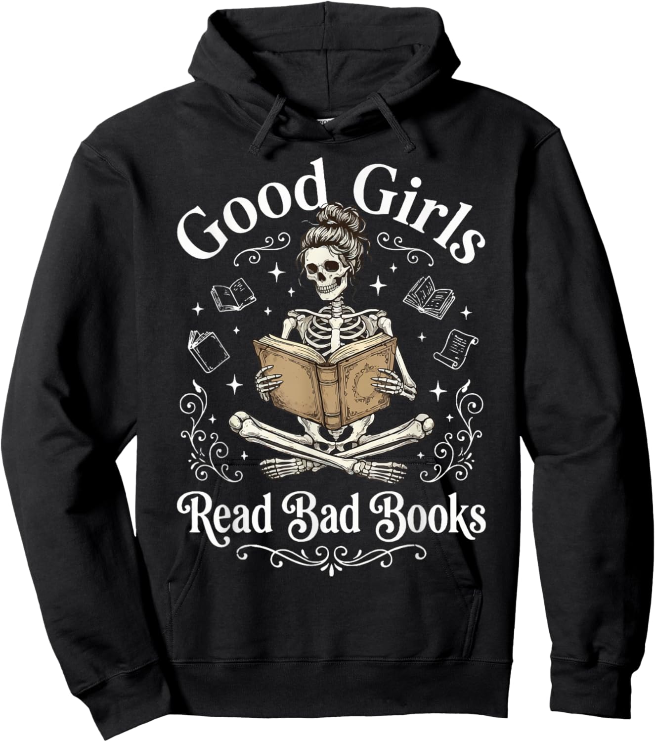 Good Girls Read Bad Books Hoodie - Hoodie | Black