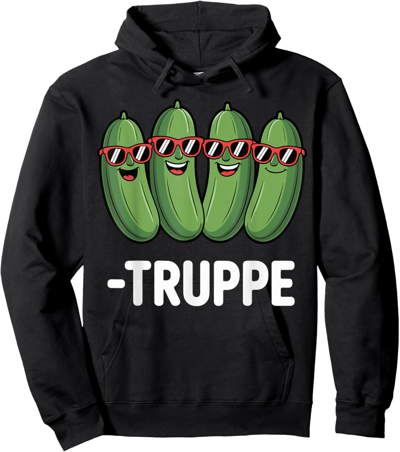 Gurkentruppe Funny Pickle Party JGA Gurken Polterabend Hoodie - Hoodie | Black