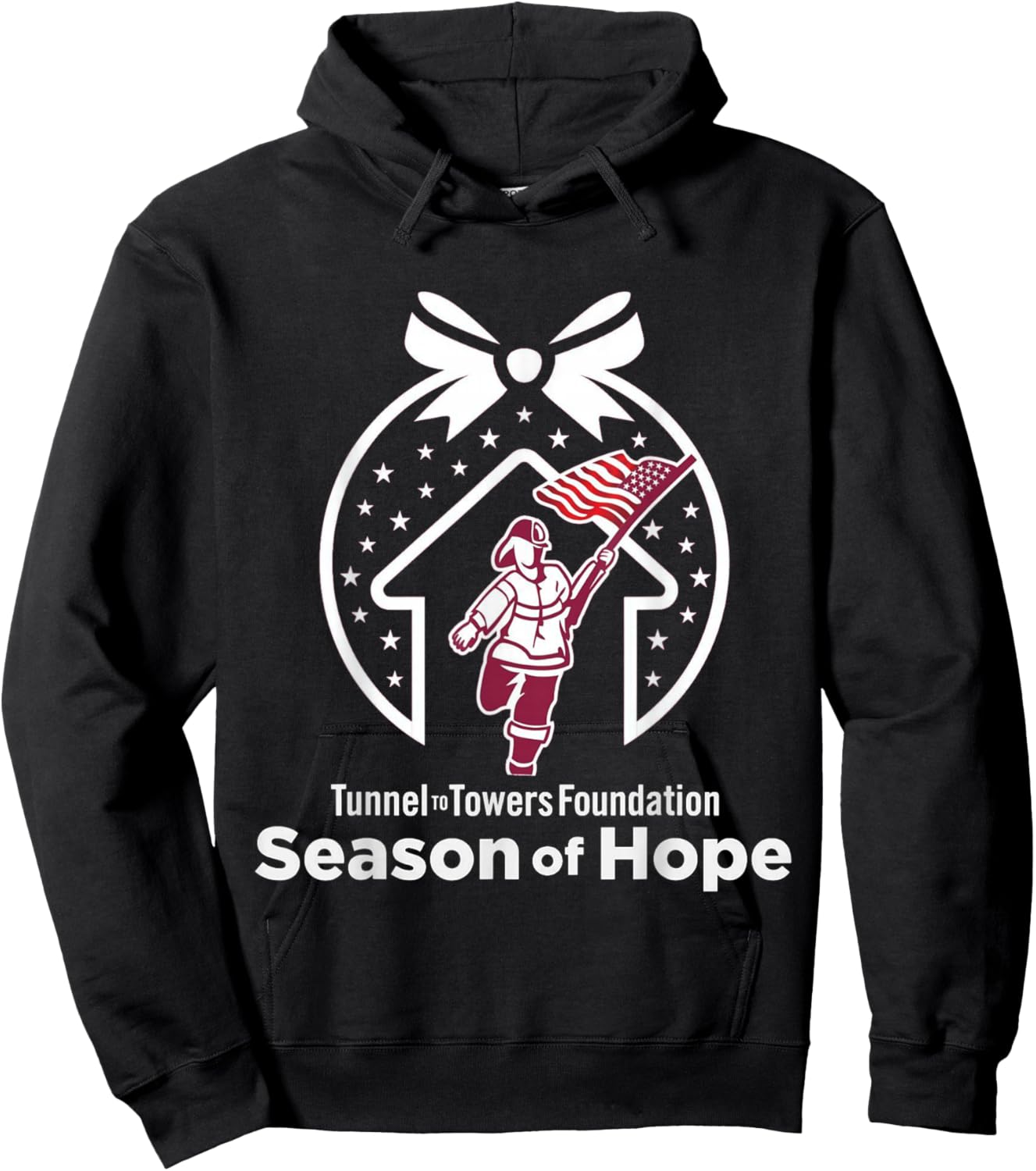 Tunnel to Towers, Meaningful Gift, Honor, Warm Christmas Hoodie - Hoodie | Black