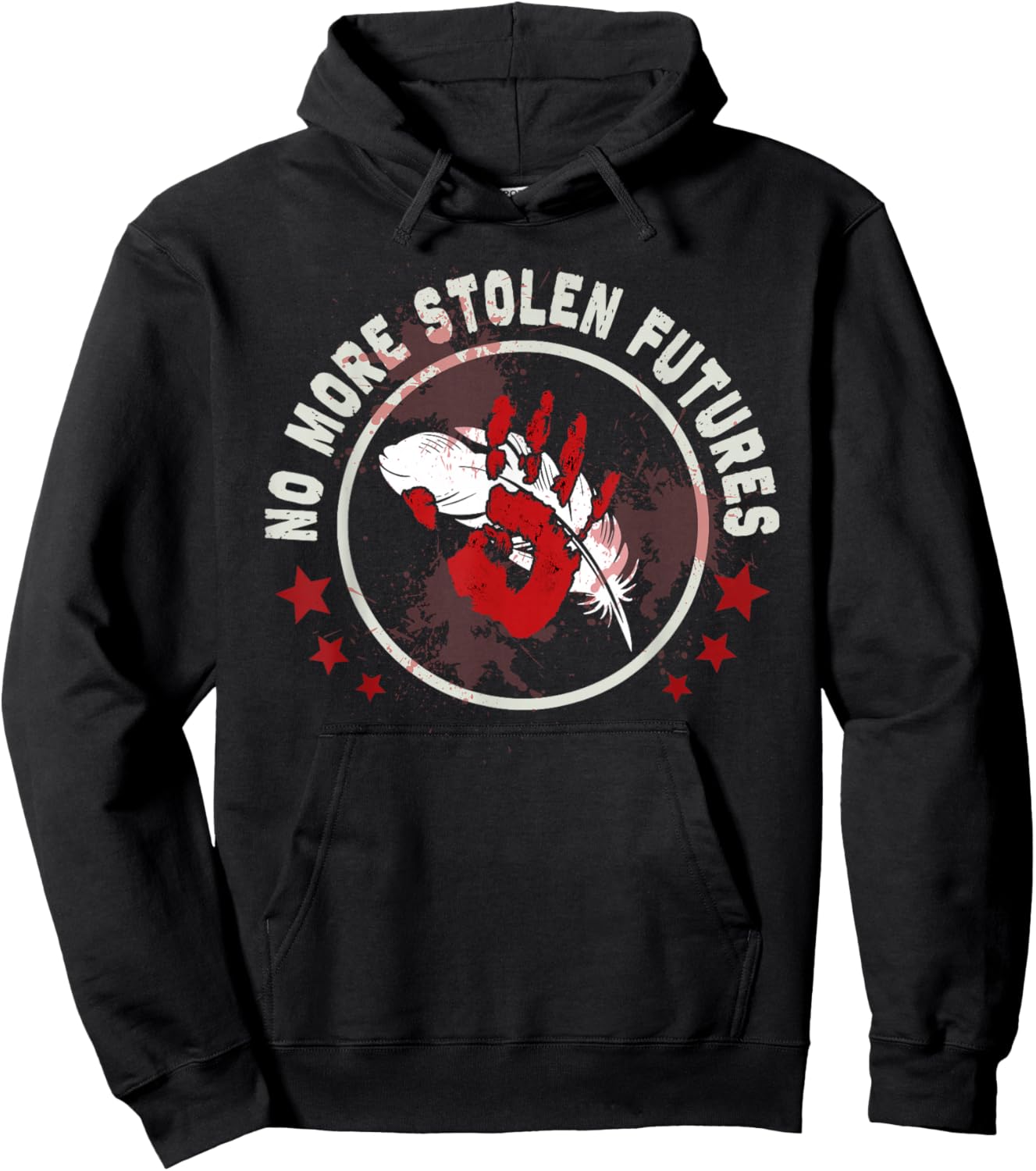 MMIW Awareness Indigenous Women Stolen Sisters Native Art Hoodie - Hoodie | Black