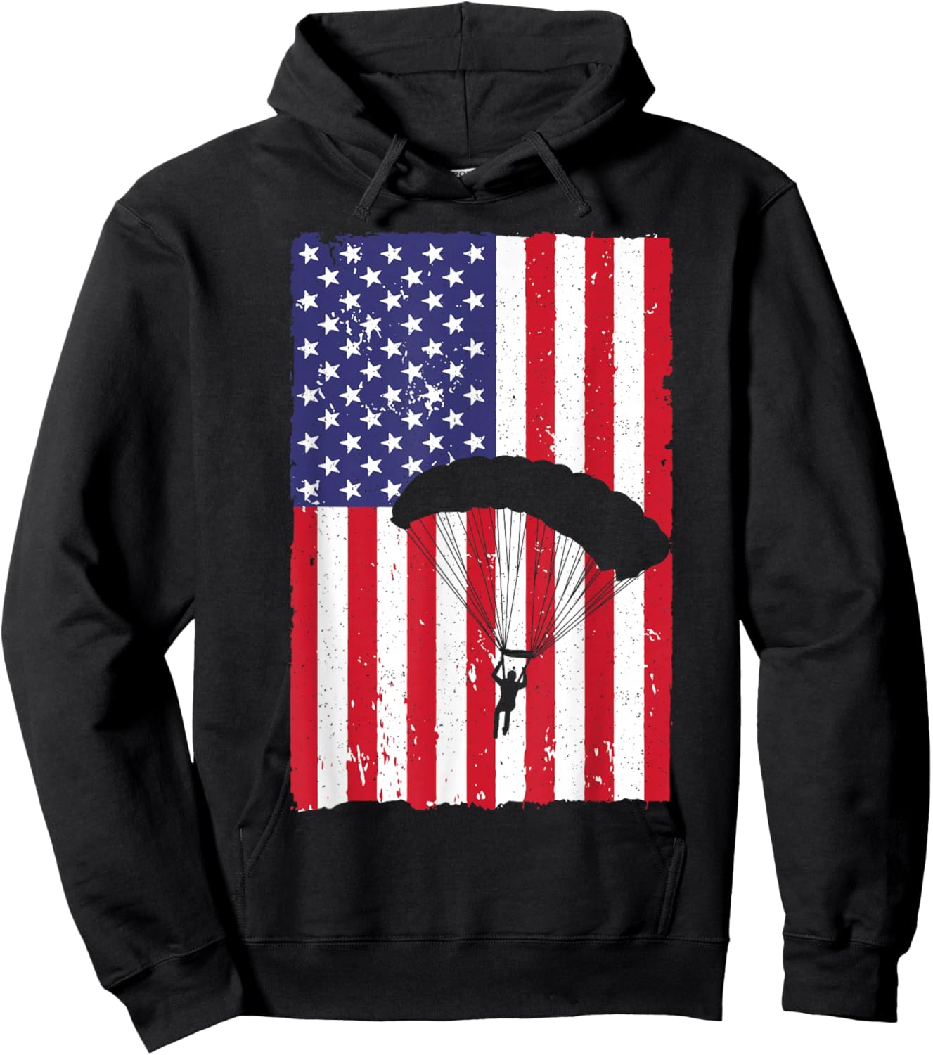 Skydiving Art Women Sky Diving Parachutist Skydiver Hoodie - Hoodie | Black