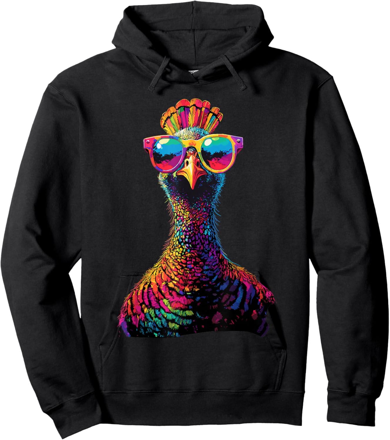 Turkey Chicken Bird Turkeys Pheasant Turkey Hoodie - Hoodie | Black