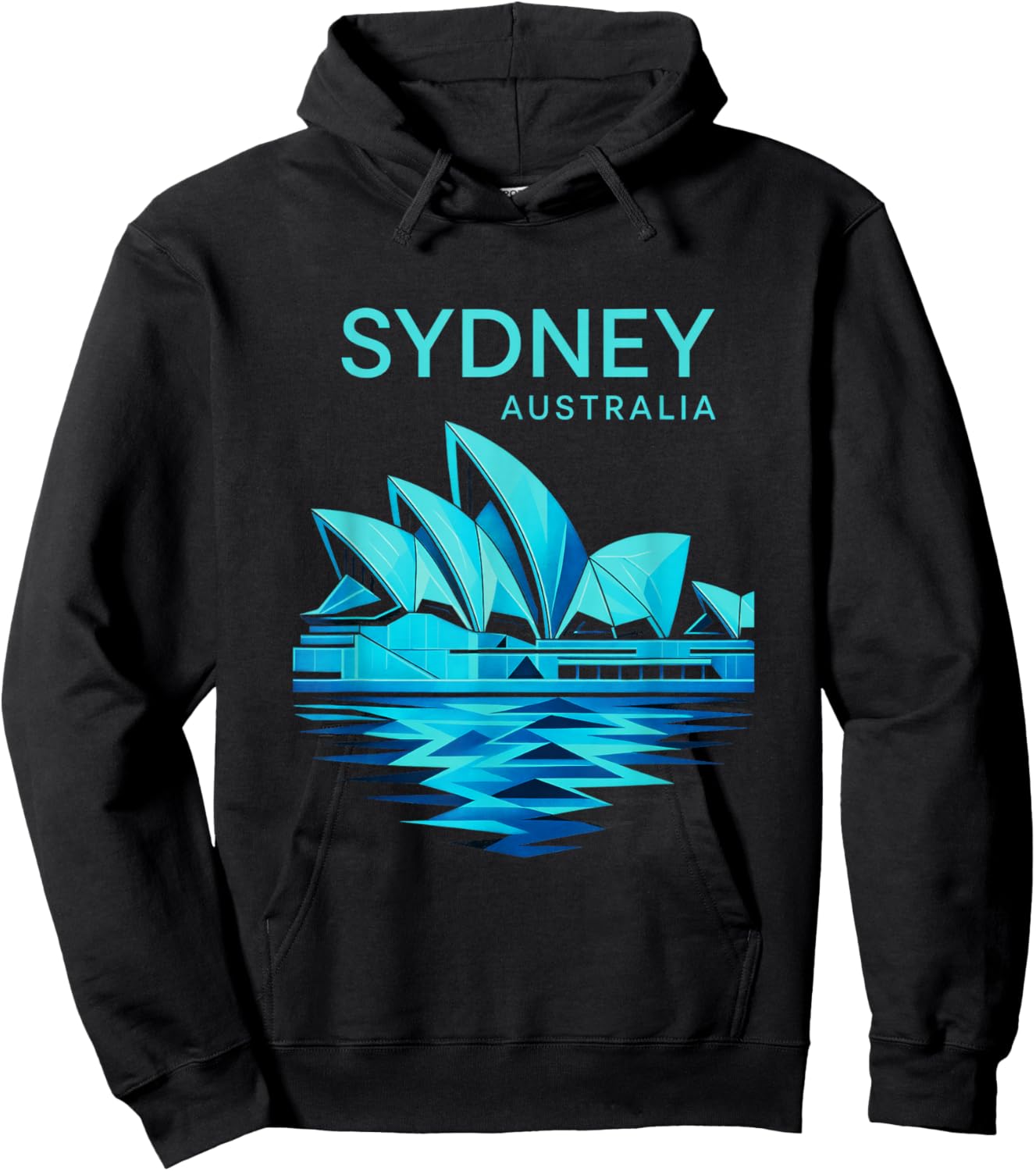 Sydney Australia - Opera House Architecture Hoodie - Hoodie | Black