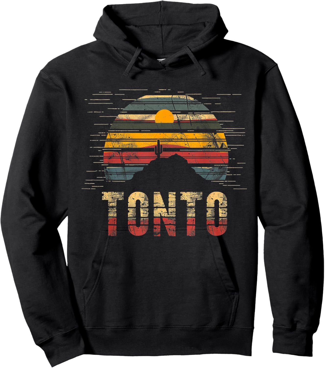 Tonto - US National Park Forest Vintage Men Women Kids Retro Hoodie - Hoodie | Black