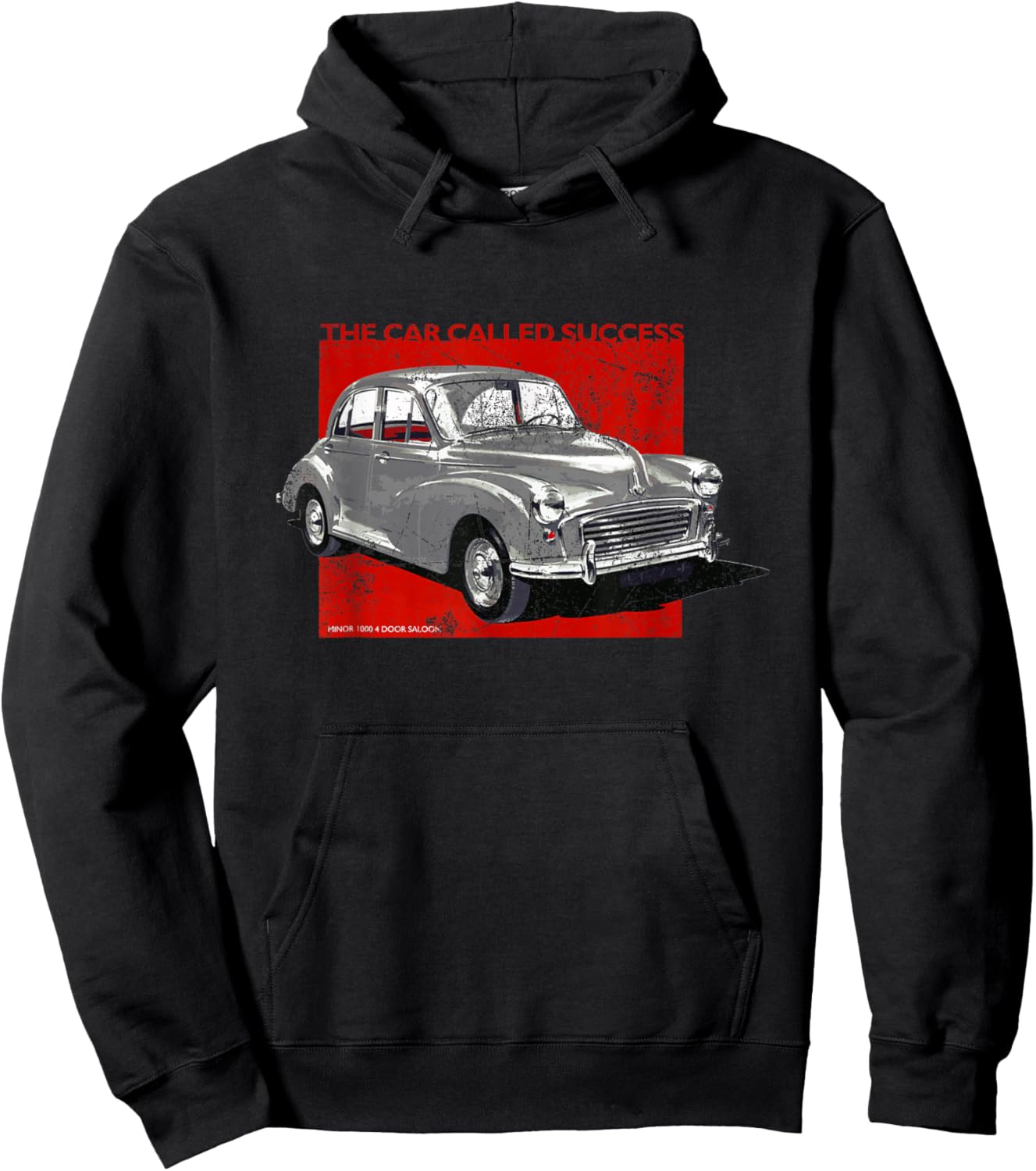 British Motor Morris Minor 1000 Hoodie - Hoodie | Black