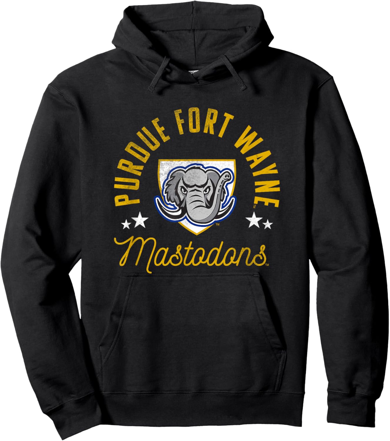 Purdue University Fort Wayne Mastodons Logo Hoodie - Hoodie | Black