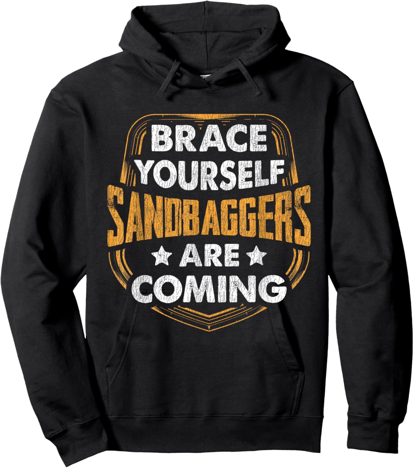 Brace Yourself Sandbaggers Are Coming Golf Hoodie - Hoodie | Black