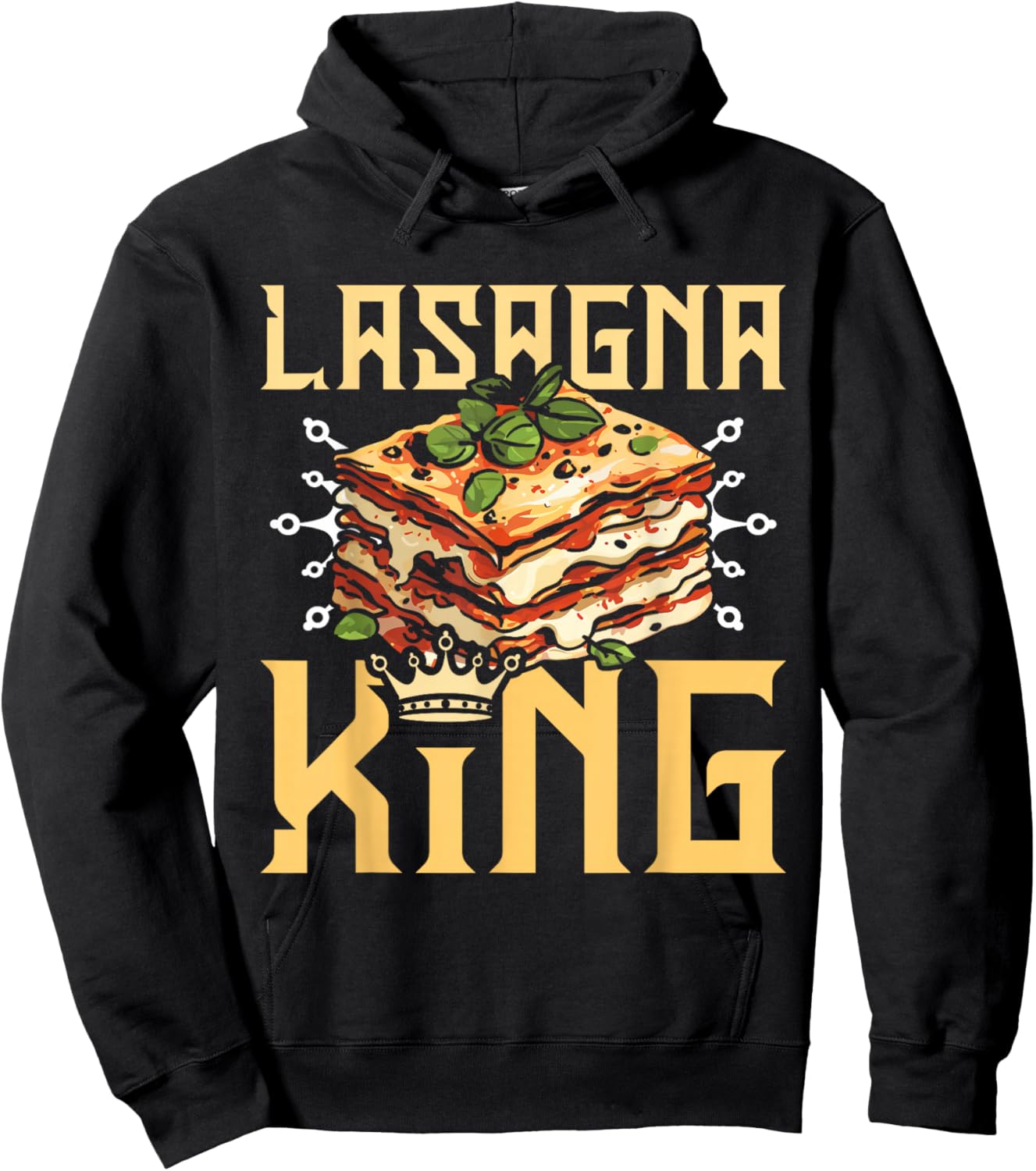Lasagna king Hoodie - Hoodie | Black