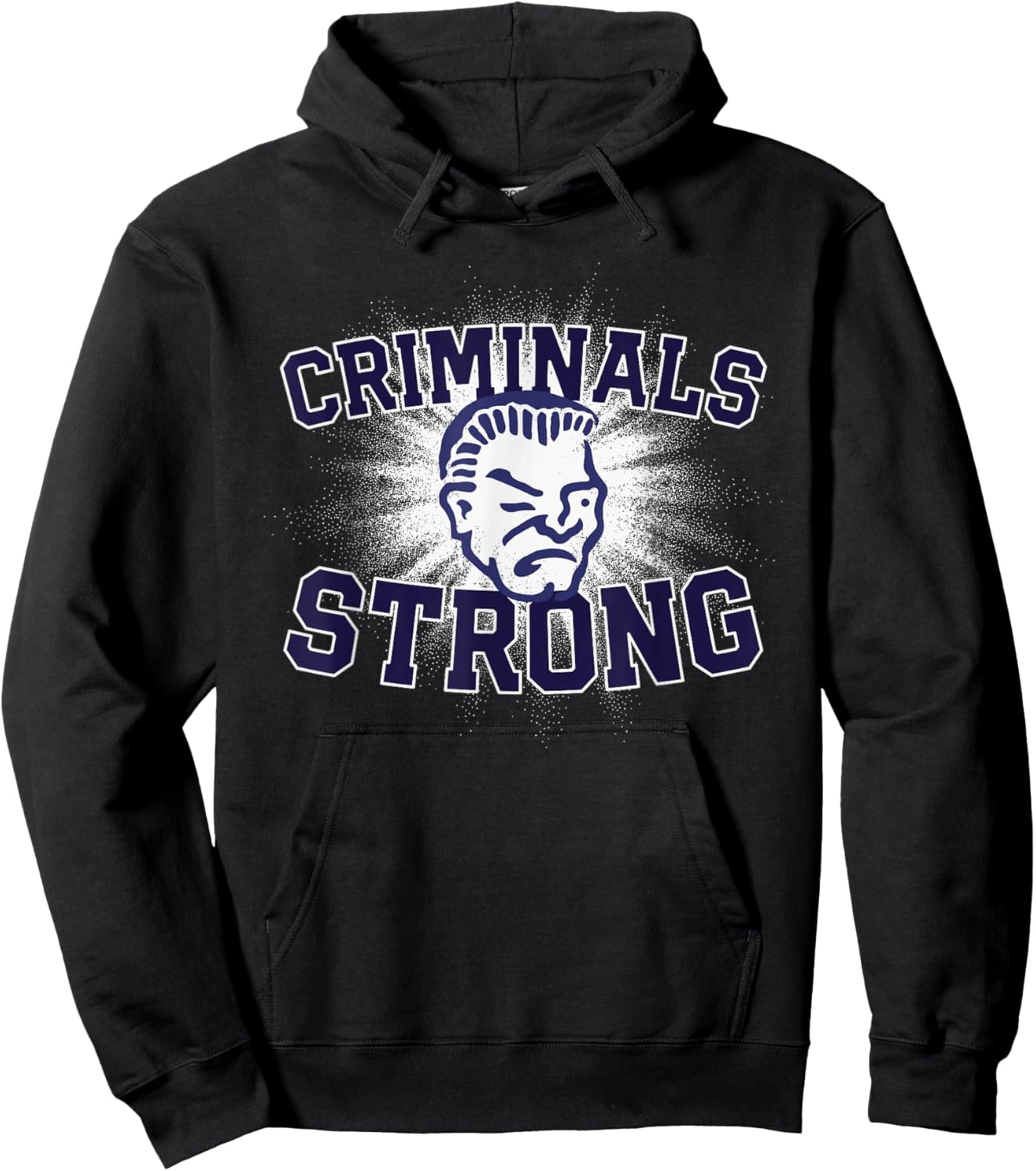 Yuma Criminals Logo Strong Flag HS Hoodie - Hoodie | Black