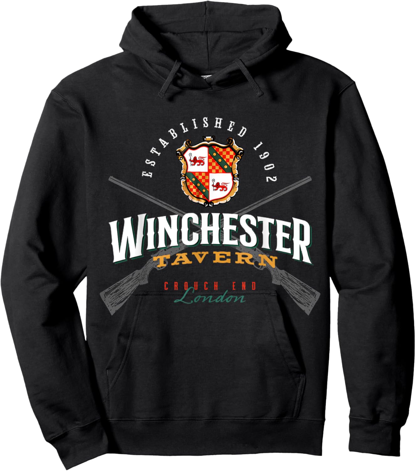 Shaun Of Tavern Zombie Movie The Dead Winchester Hoodie - Hoodie | Black