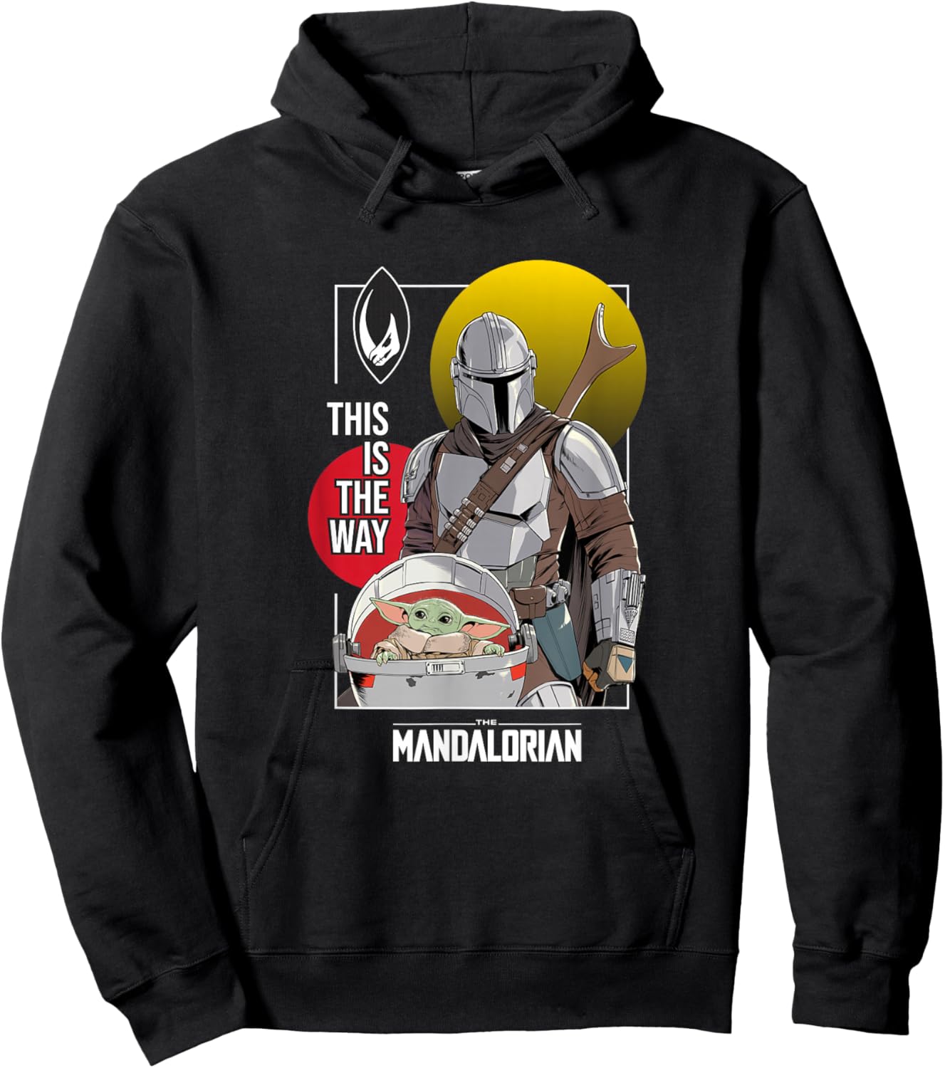 Star Wars The Mandalorian Grogu This Is The Way Hoodie - Hoodie | Black