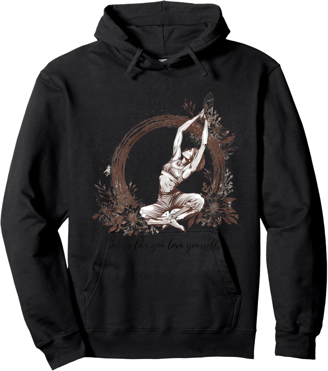 Elevate Your Zen Space with Yoga and Meditation Essentials Hoodie - Hoodie | Black
