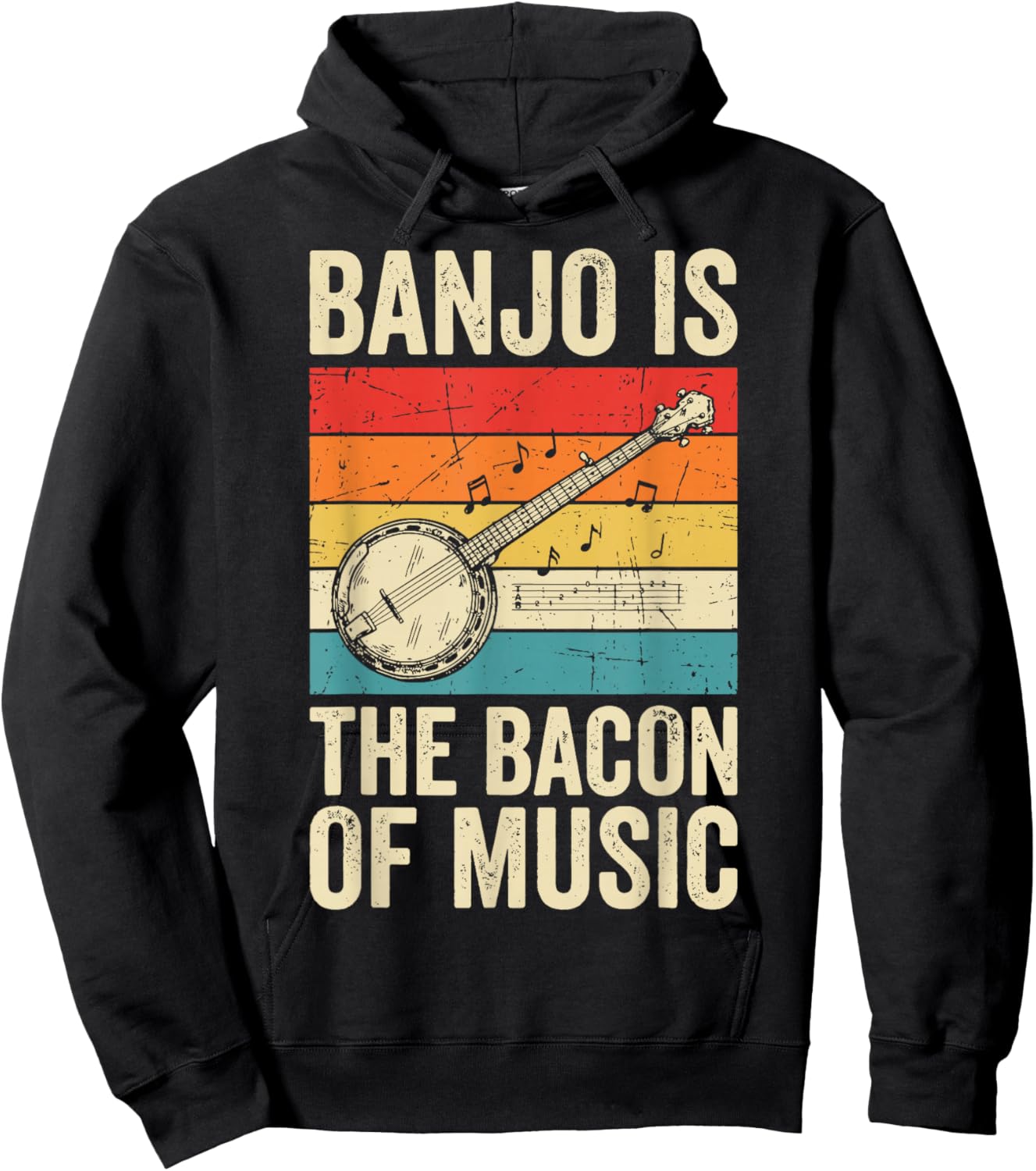 Banjo is The Bacon of Music Hoodie - Hoodie | Black