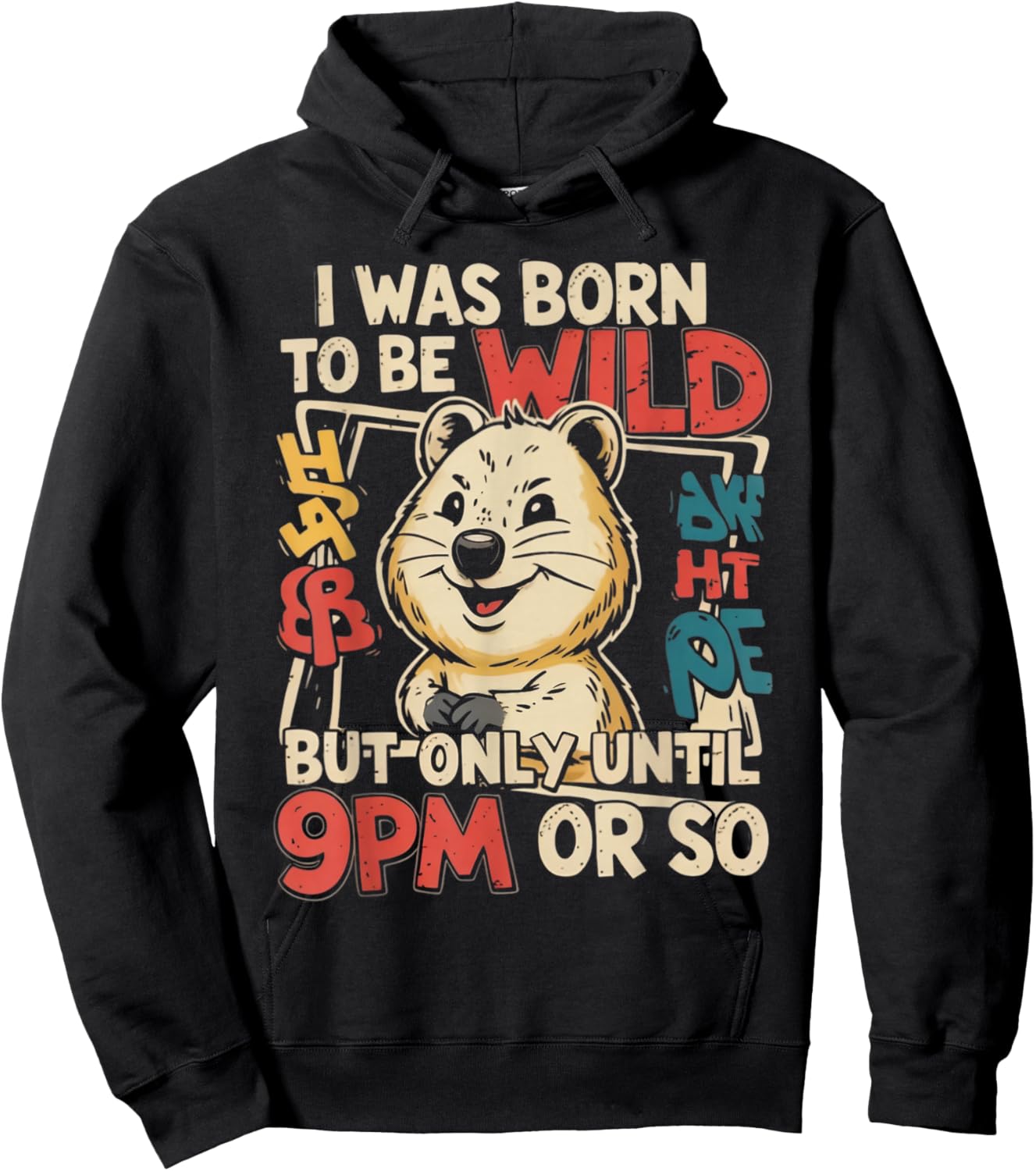 Quokkas Make Happy Australian Quokkas Happy Animal Quokka Hoodie - Hoodie | Black