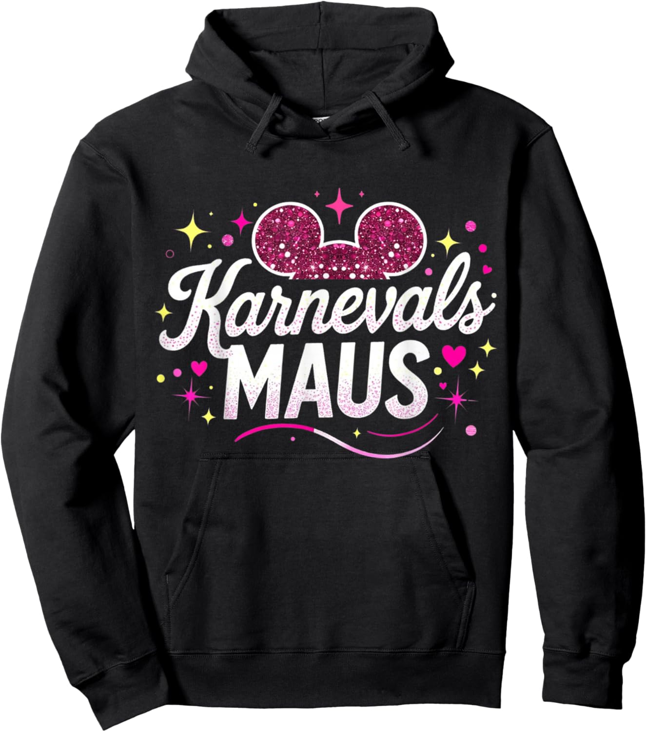 Carnival Mouse Cute Fancy Dress Motif and Children Hoodie - Hoodie | Black