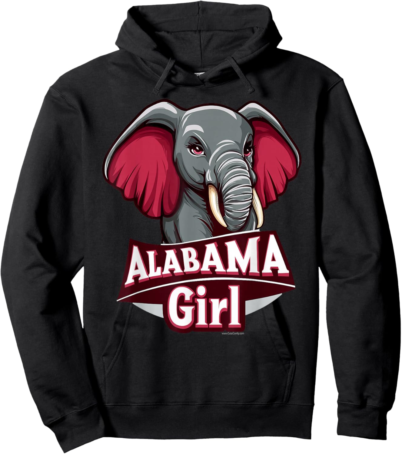 Alabama Cute Girls Fun Souvenir Hoodie - Hoodie | Black