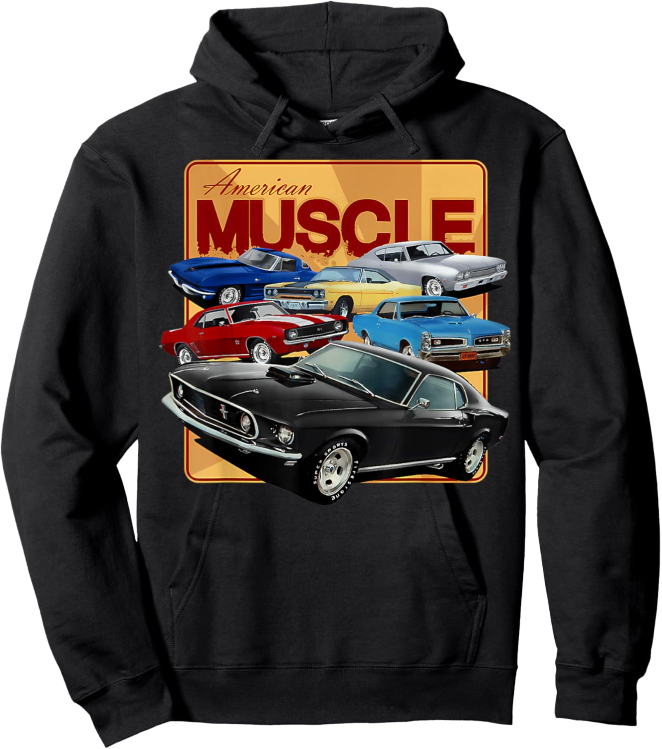 1968 1967 1965 2005 64 70 66 06 69 71 04 GTO Classic Car Hoodie - Hoodie | Black