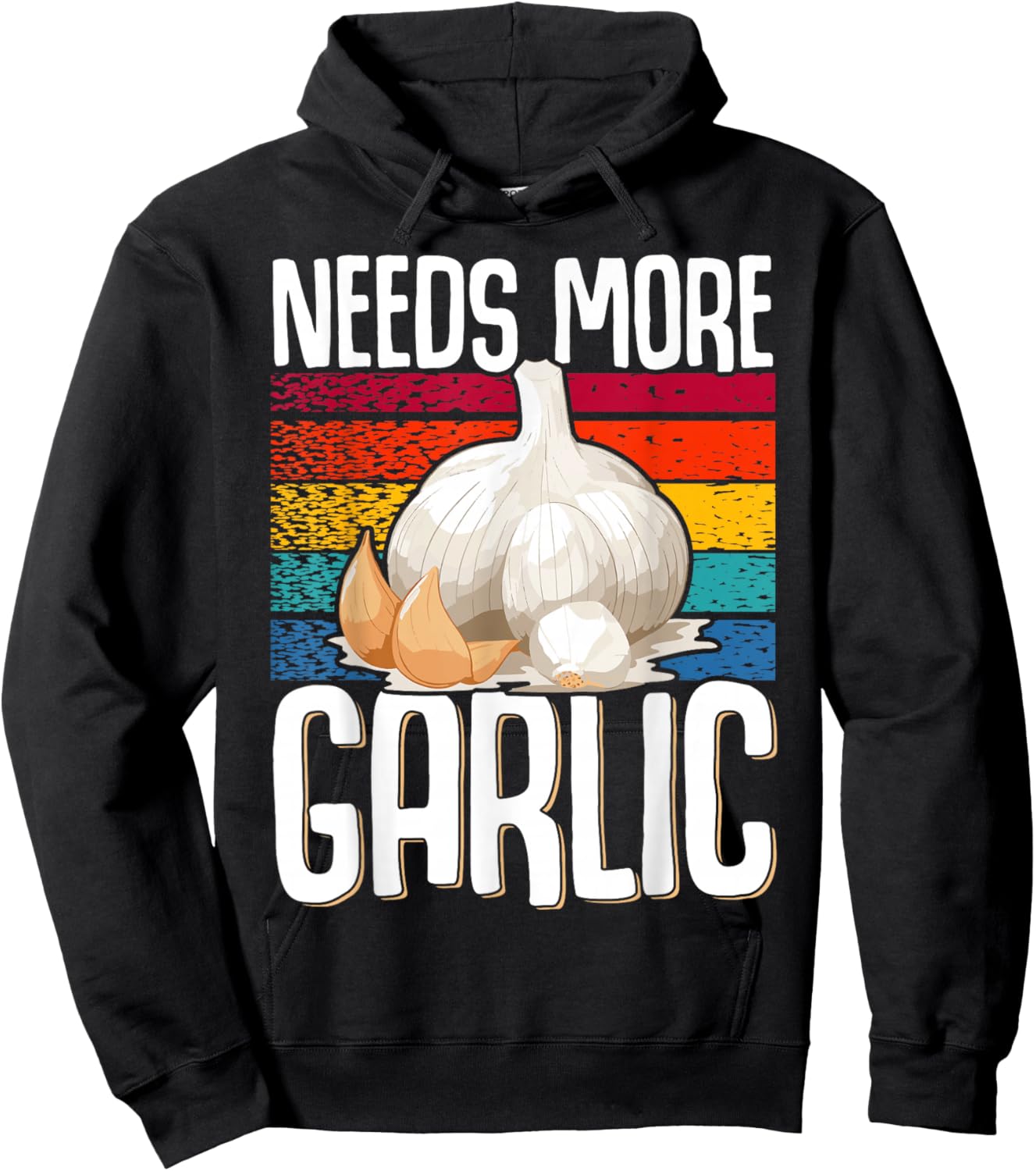 Needs more Garlic Hoodie - Hoodie | Black