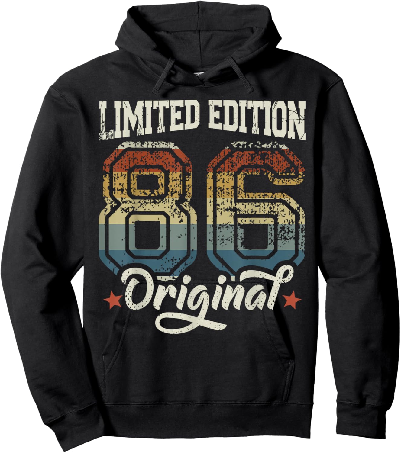40th Birthday Man Woman 40 Years 1986 Funny Gift Hoodie - Hoodie | Black