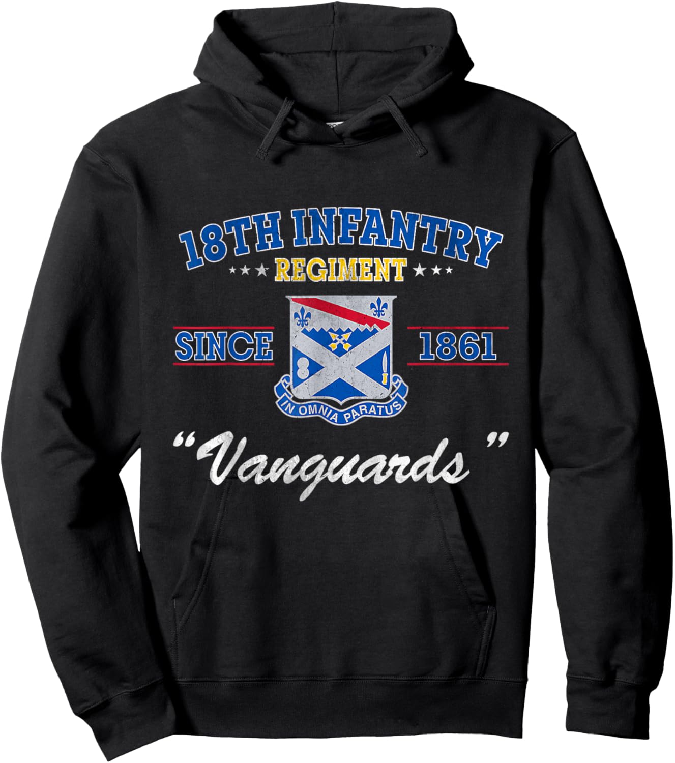 18th Infantry Regiment Veteran Military Father Day Hoodie - Hoodie | Black