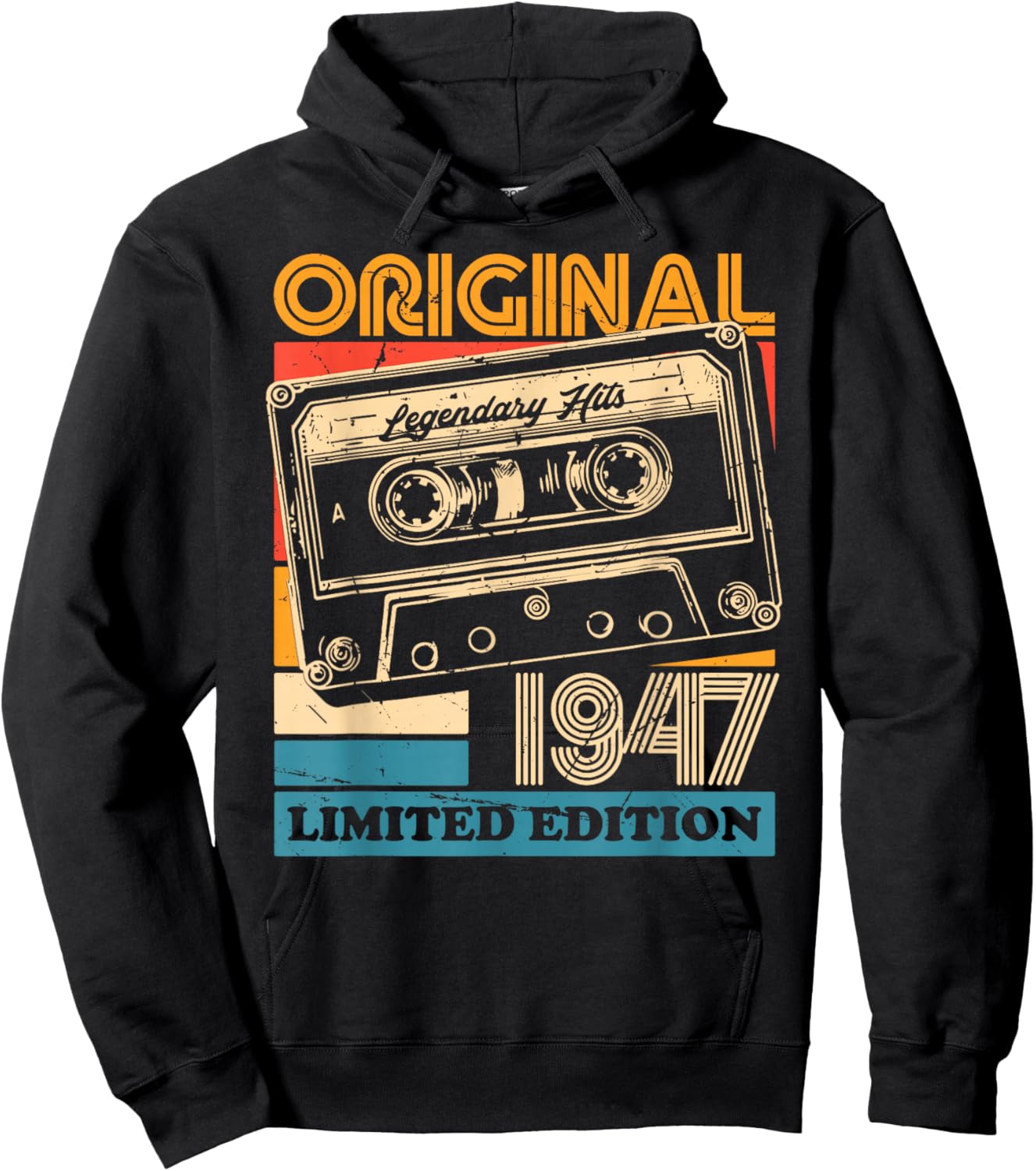Original 1947 Vintage Birthday 78 Years Women Hoodie - Hoodie | Black
