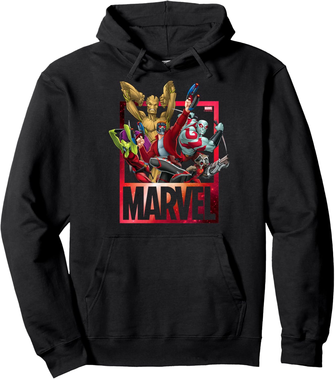 Guardians Of The Galaxy - Marvel Logo Hoodie - Hoodie | Black