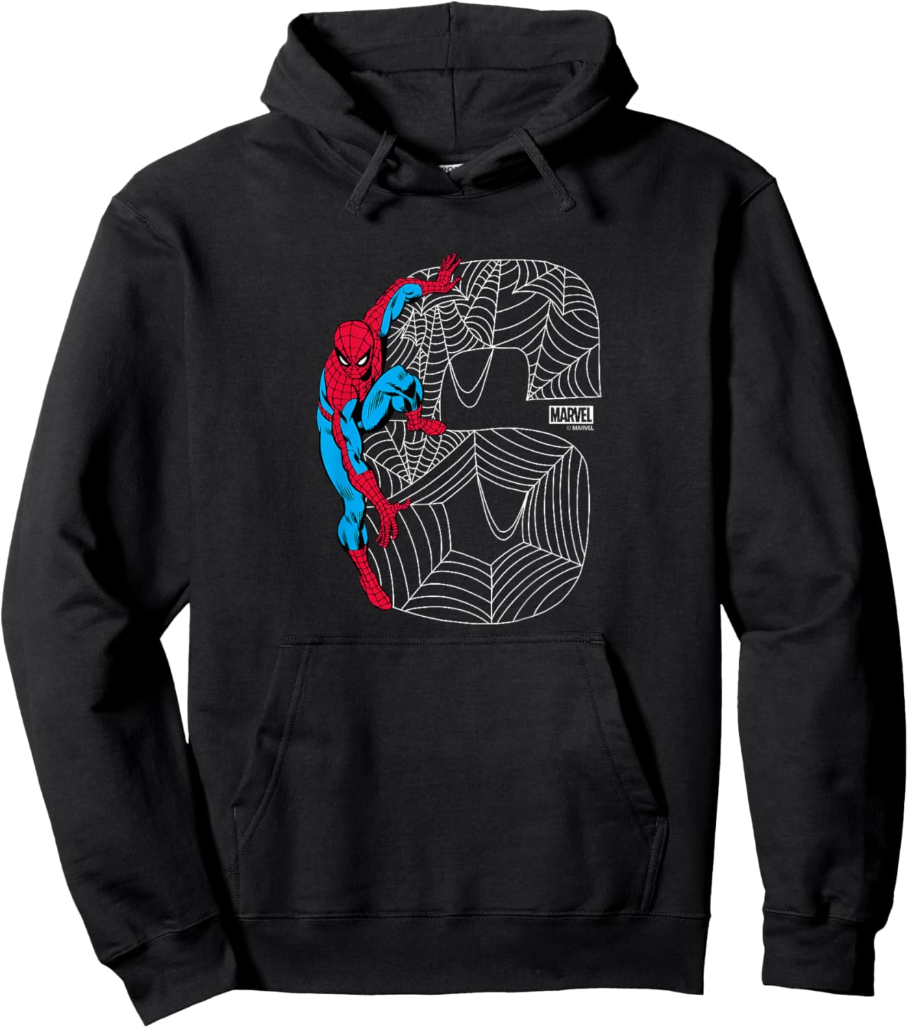 Kids Spider-Man - 6th Birthday Hoodie - Hoodie | Black