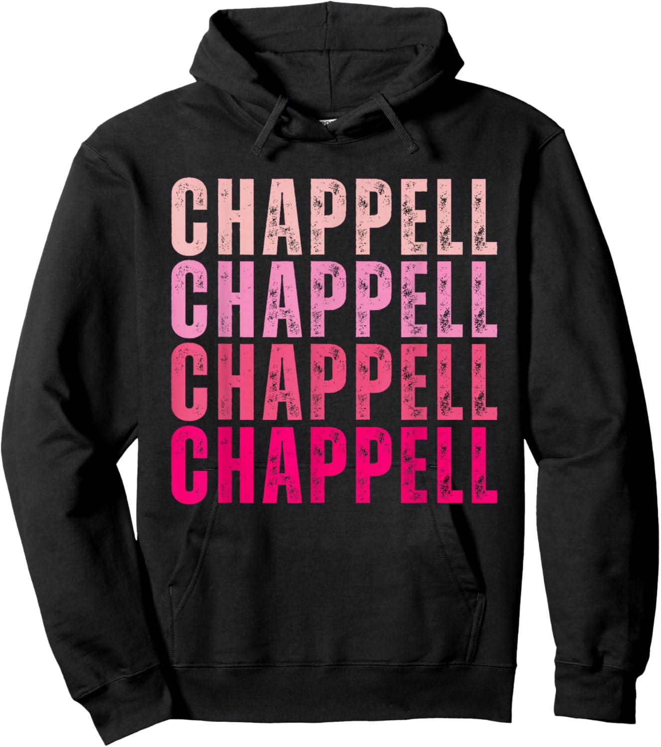 Chappell Personalized Name I Love Chappell Vintage Hoodie - Hoodie | Black