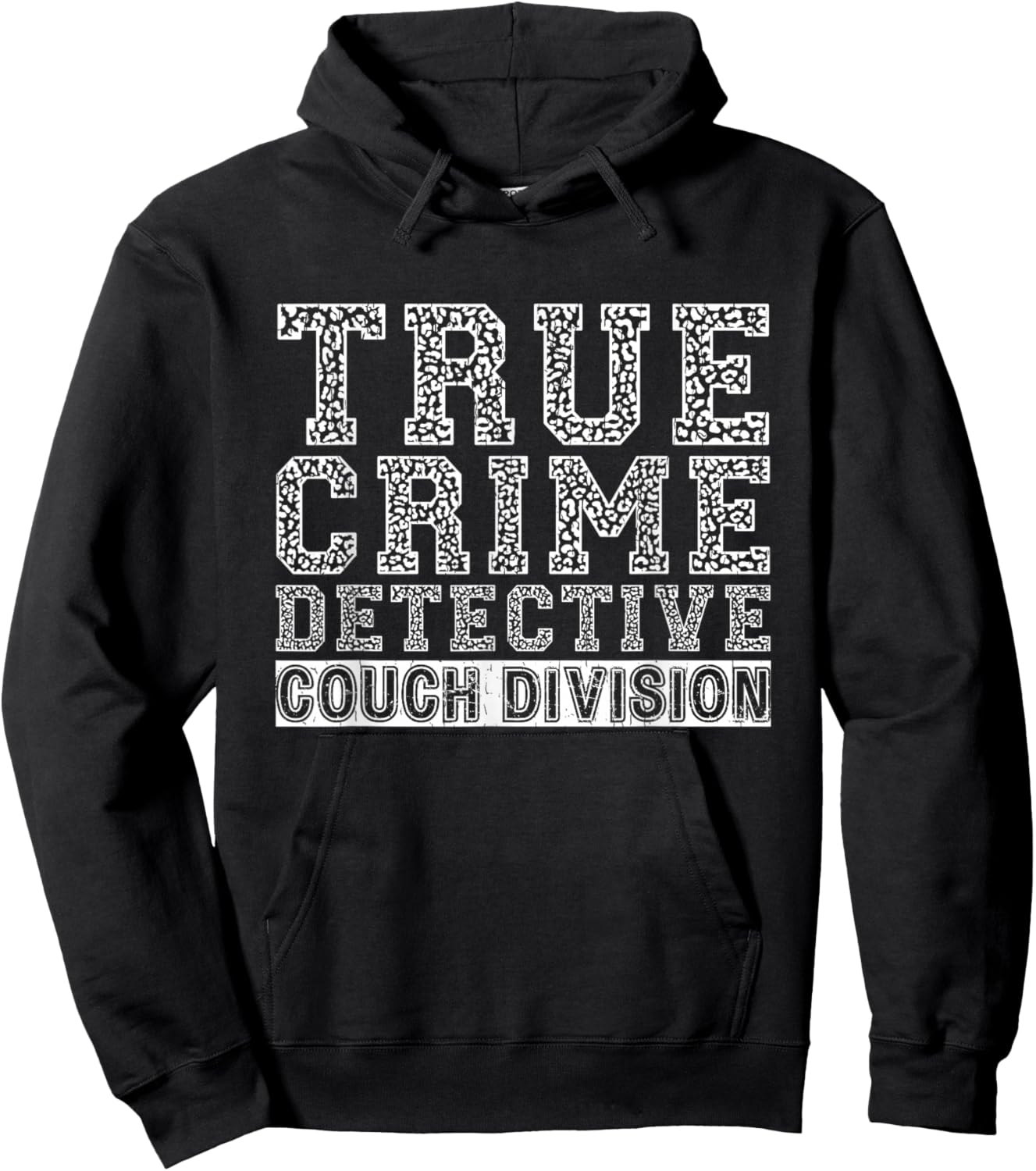 True Crime Stoness on Your Couch -Adults Detective Couch Division Hoodie - Hoodie | Black