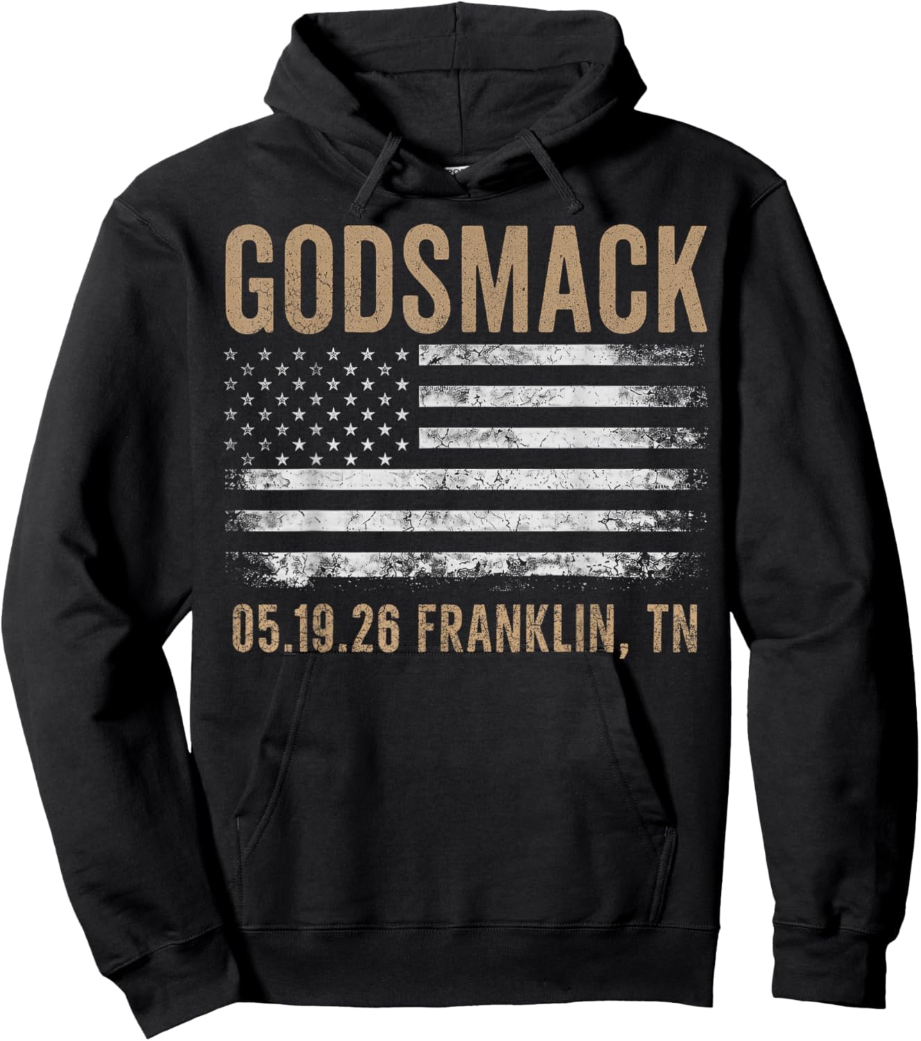 Godsmack The Rise of Rock 2026 Franklin Hoodie - Hoodie | Black