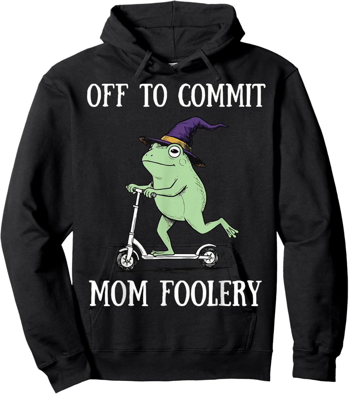 Off to Commit Mom Foolery Hoodie - Hoodie | Black