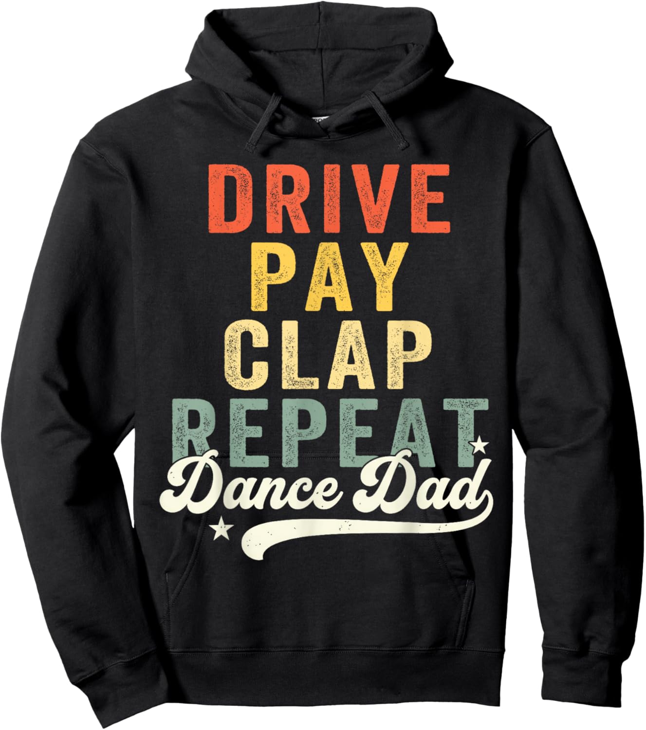 Funny Father's Day Dad Gifts from Daughter Daddy Fathers Day Hoodie - Hoodie | Black