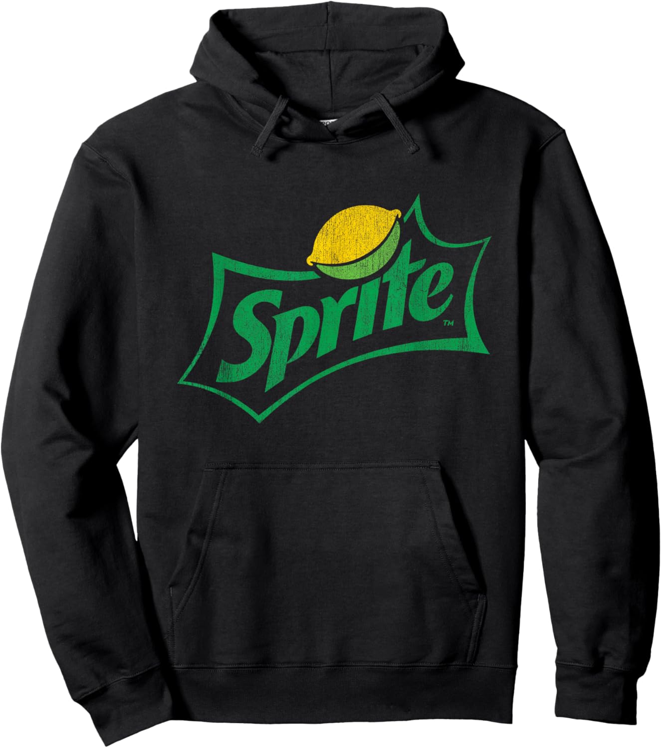 Sprite Distressed Logo Hoodie - Hoodie | Black