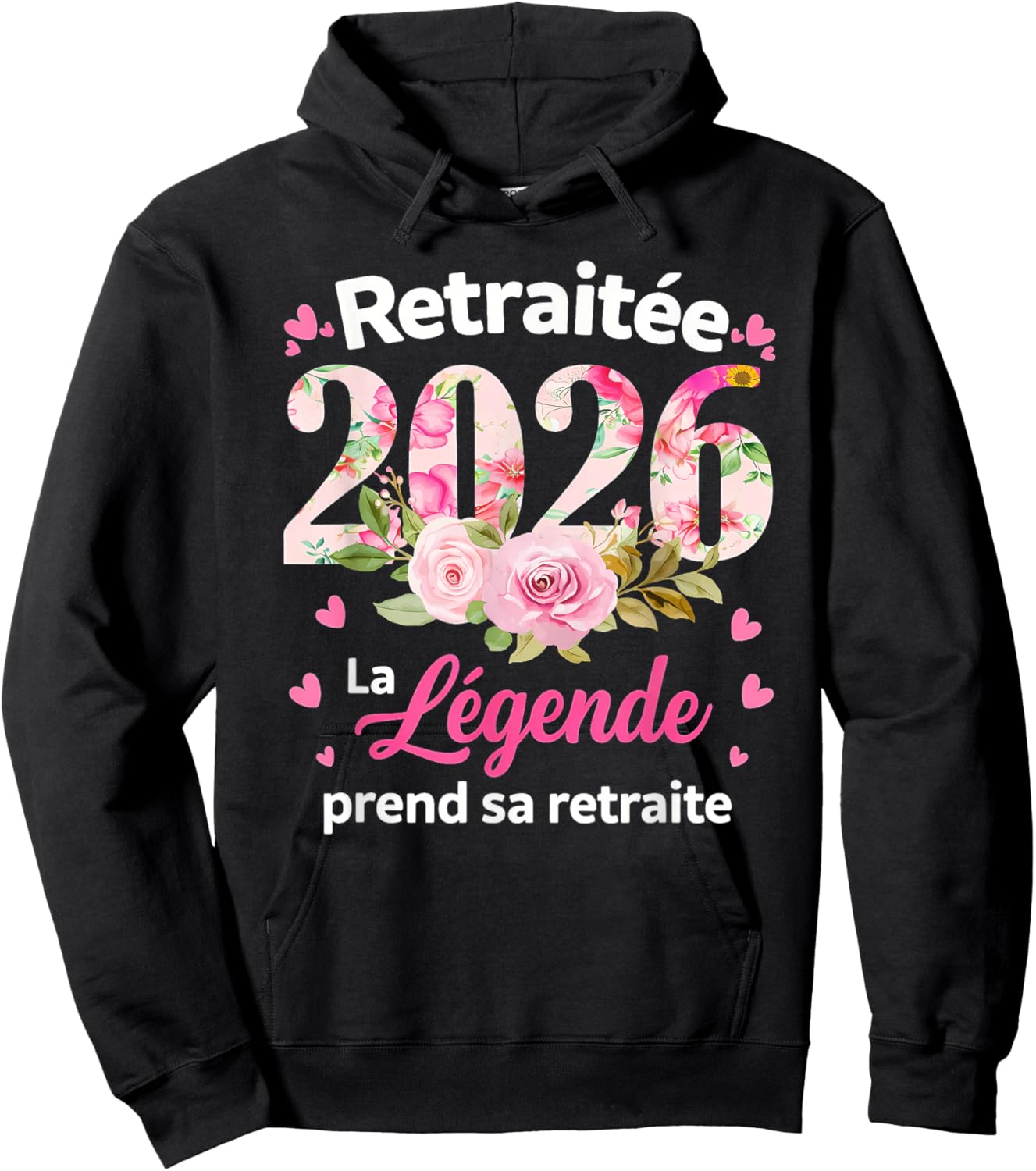 Retirement Retired Woman 2026 The Legend Retires Hoodie - Hoodie | Black