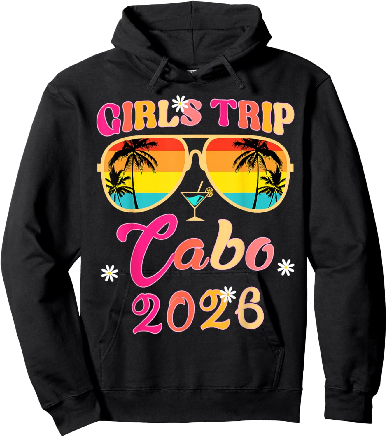 Cabo Girls Trip 2026 Weekend Trip Matching Hoodie - Hoodie | Black